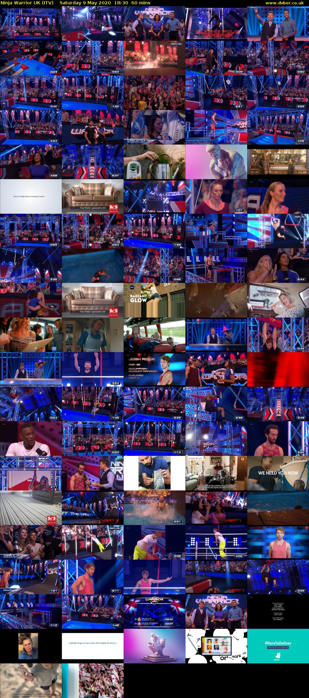 Ninja Warrior UK (ITV) Saturday 9 May 2020 18:30 - 19:30