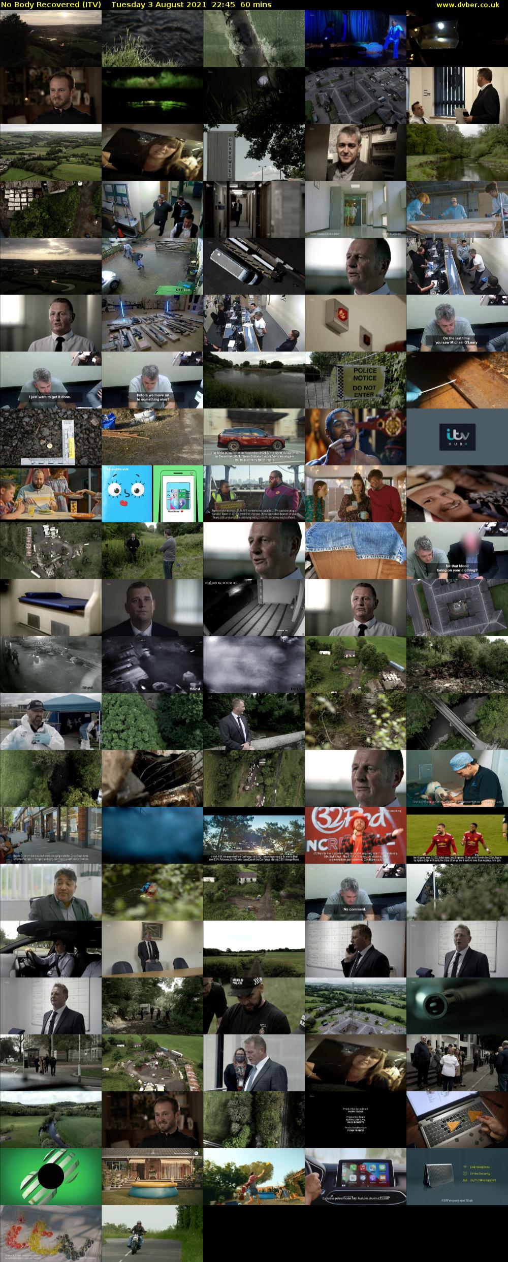 No Body Recovered (ITV) Tuesday 3 August 2021 22:45 - 23:45