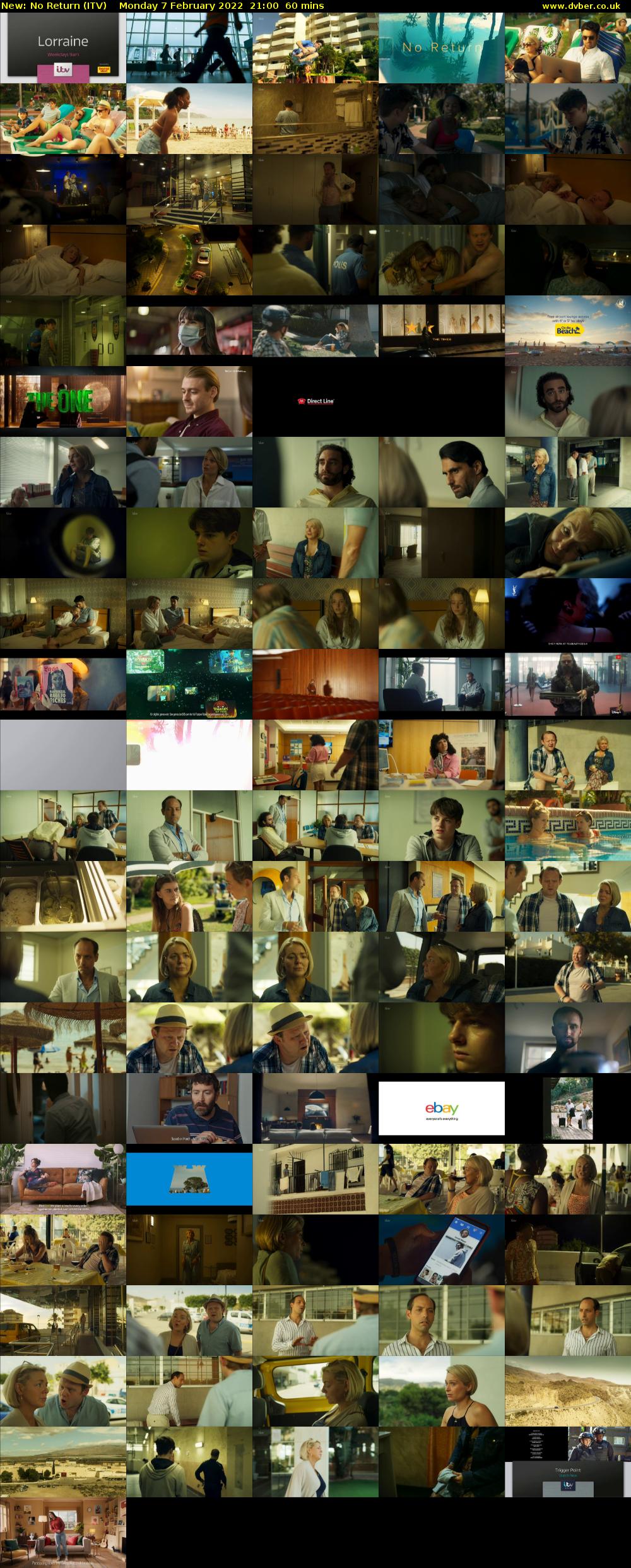No Return (ITV) Monday 7 February 2022 21:00 - 22:00