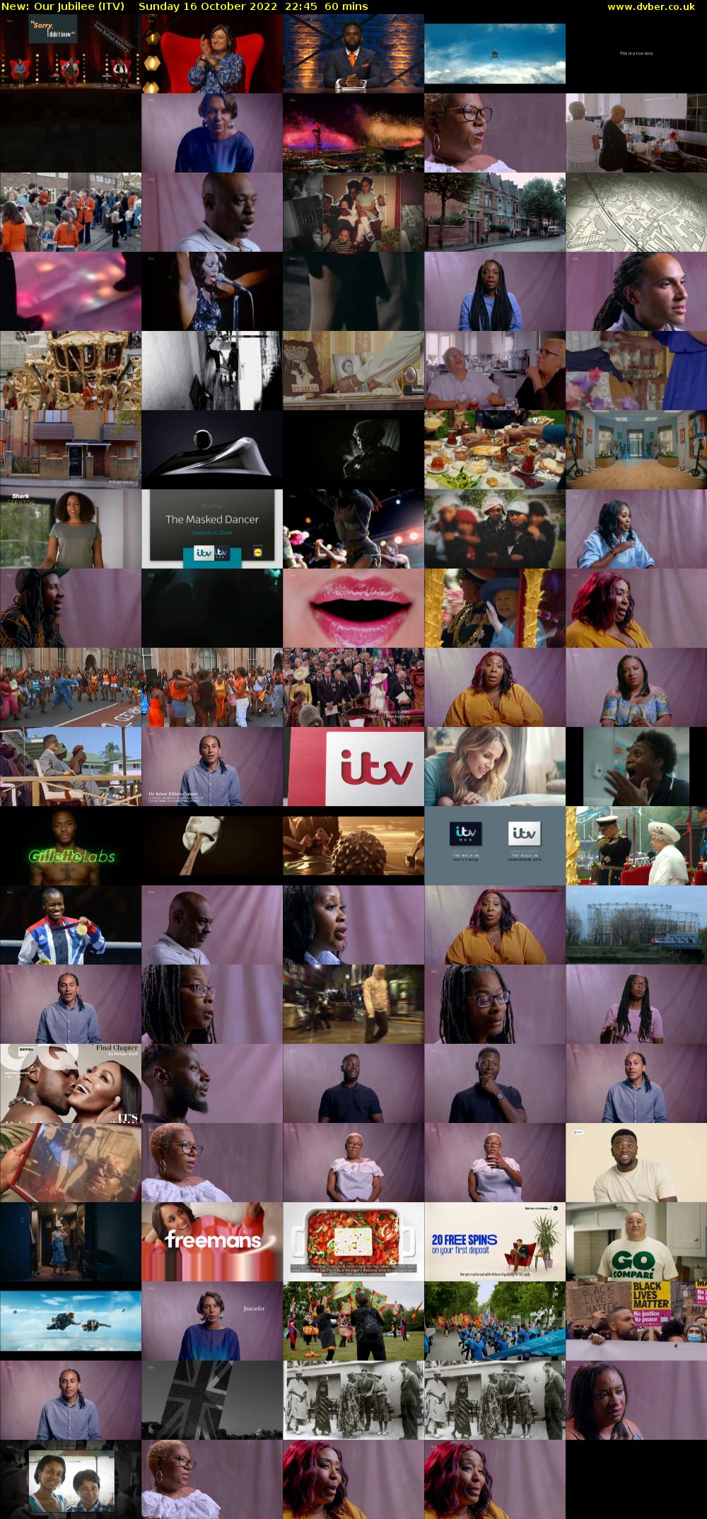 Our Jubilee (ITV) Sunday 16 October 2022 22:45 - 23:45