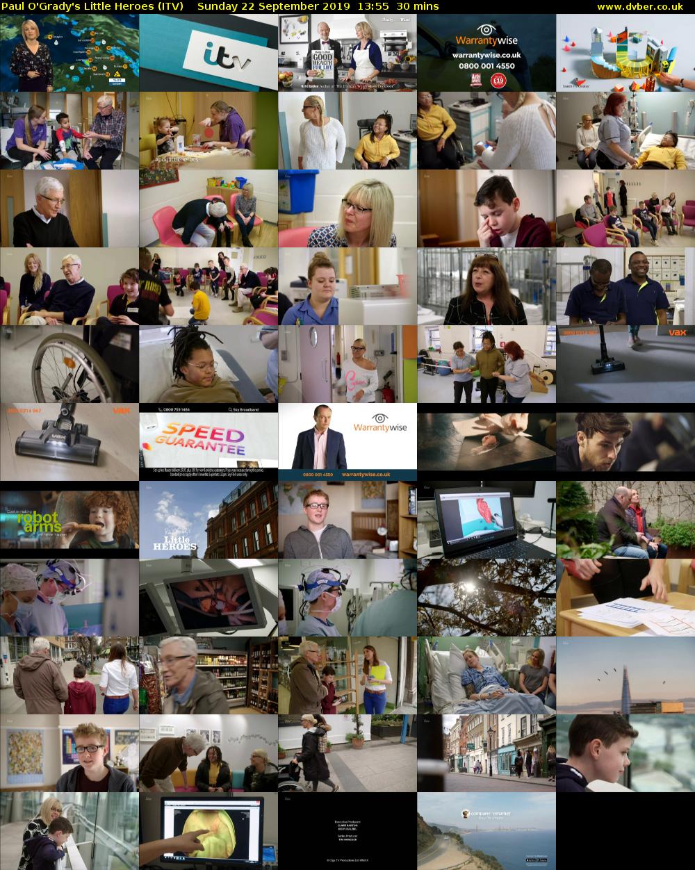 Paul O'Grady's Little Heroes (ITV) Sunday 22 September 2019 13:55 - 14:25