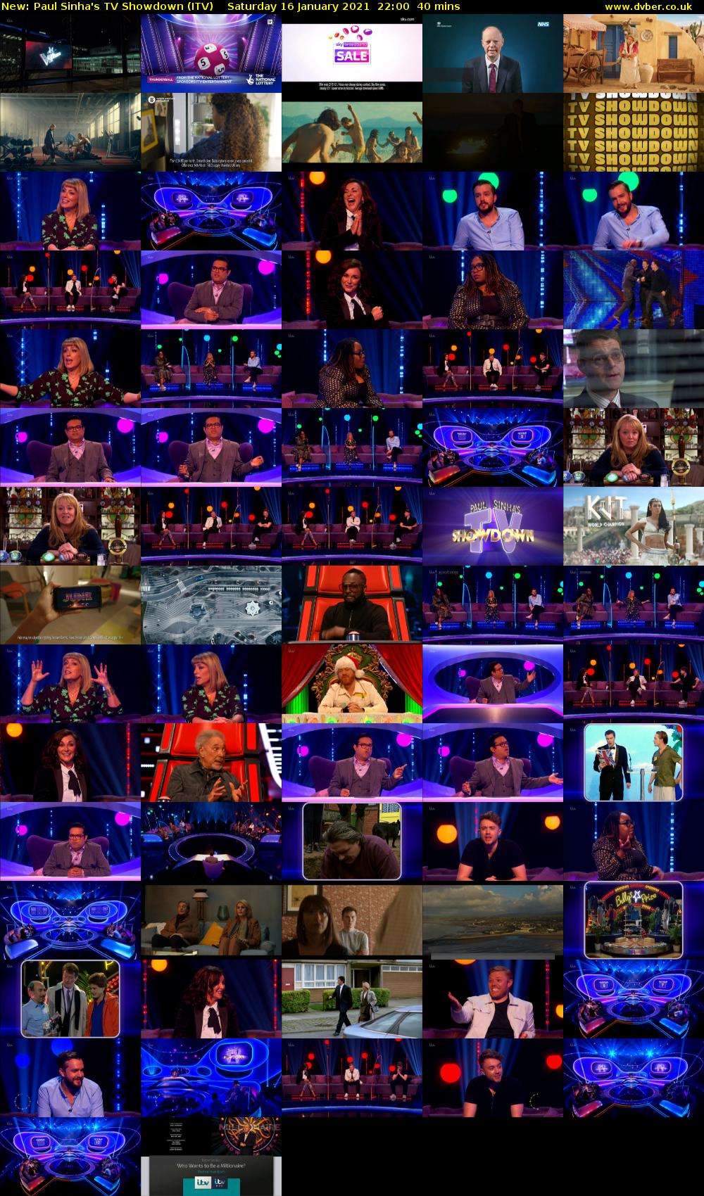 Paul Sinha's TV Showdown (ITV) Saturday 16 January 2021 22:00 - 22:40