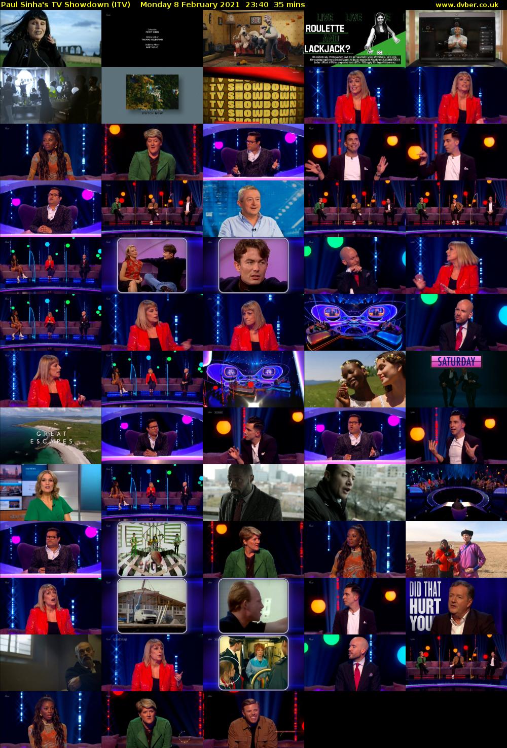 Paul Sinha's TV Showdown (ITV) Monday 8 February 2021 23:40 - 00:15