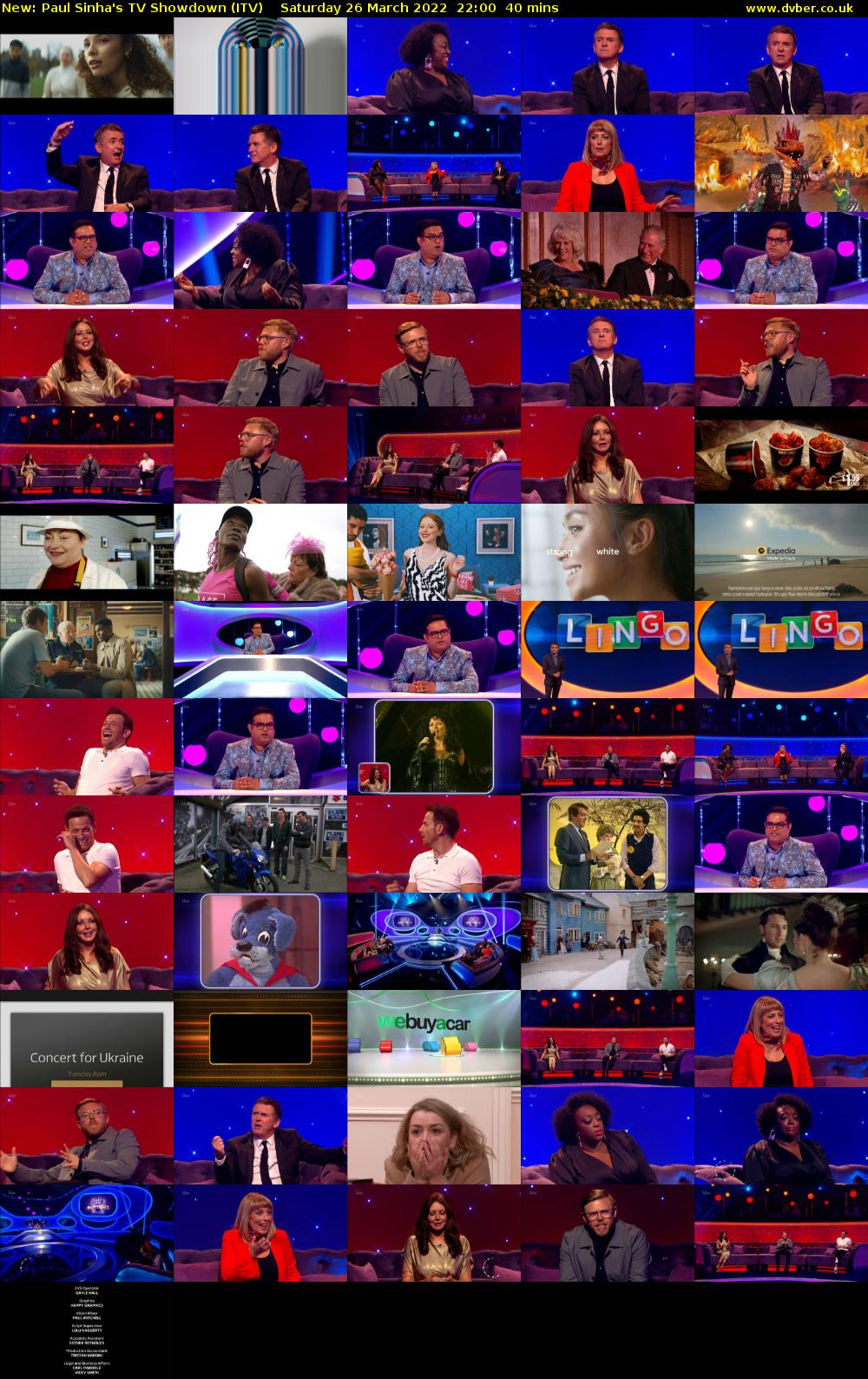 Paul Sinha's TV Showdown (ITV) Saturday 26 March 2022 22:00 - 22:40
