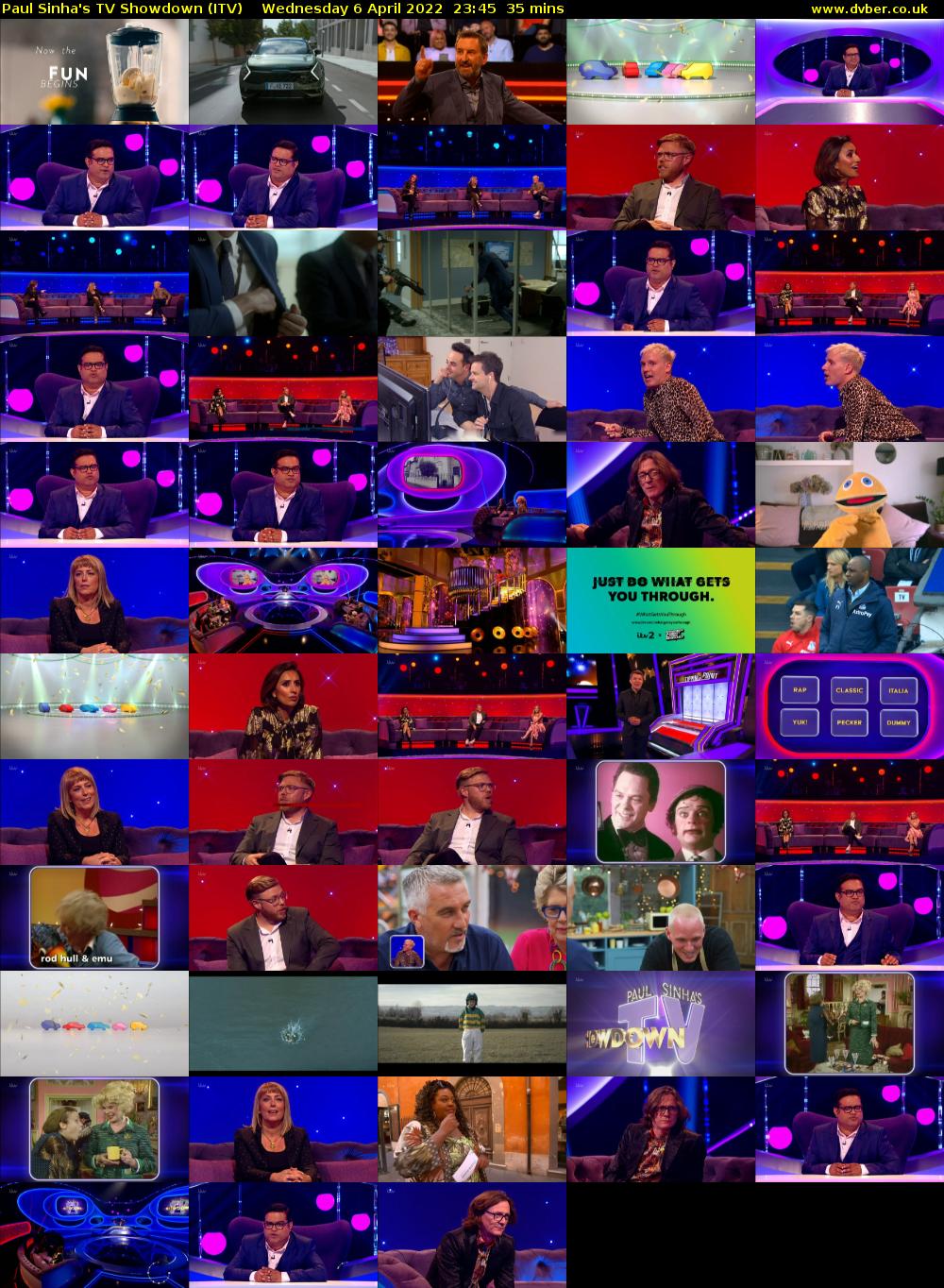 Paul Sinha's TV Showdown (ITV) Wednesday 6 April 2022 23:45 - 00:20