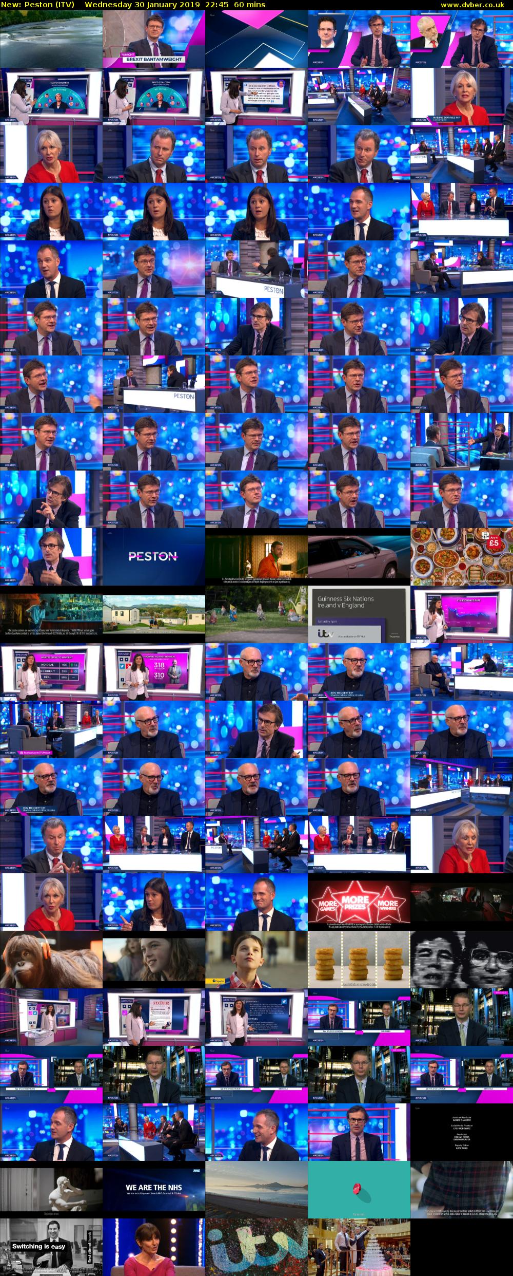 Peston (ITV) Wednesday 30 January 2019 22:45 - 23:45