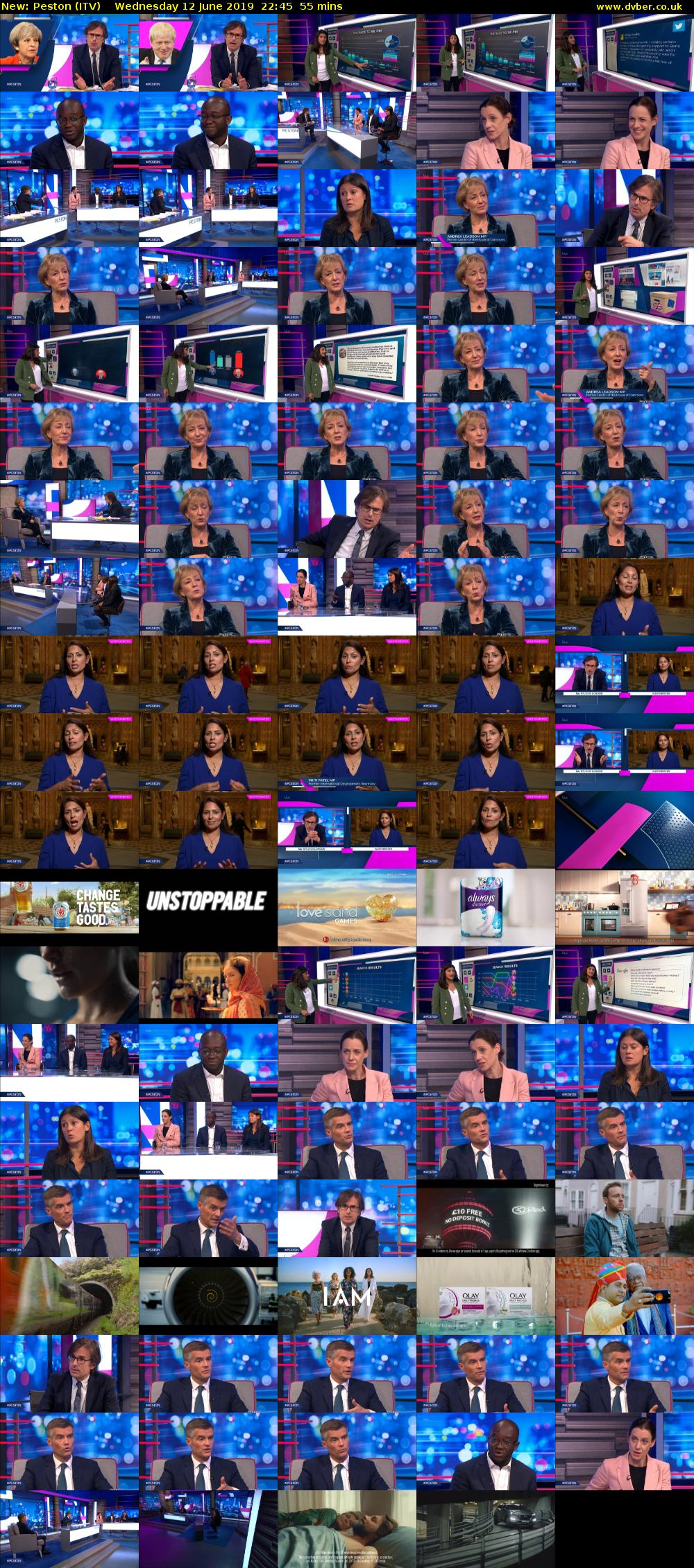 Peston (ITV) Wednesday 12 June 2019 22:45 - 23:40