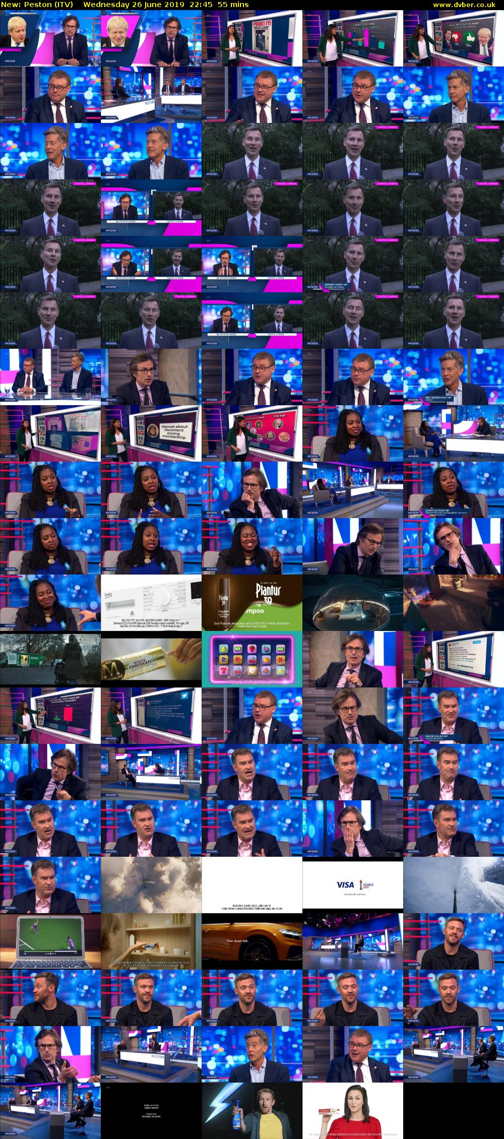 Peston (ITV) Wednesday 26 June 2019 22:45 - 23:40