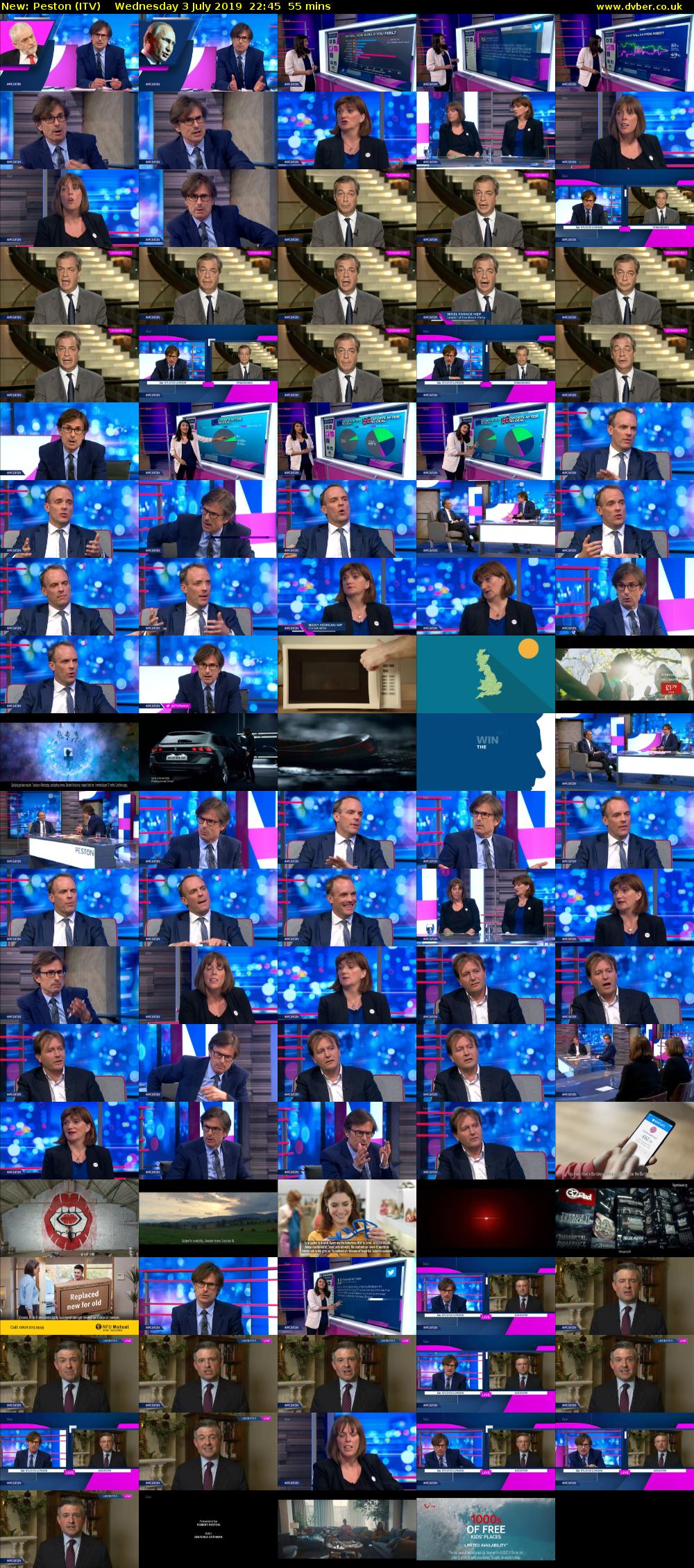 Peston (ITV) Wednesday 3 July 2019 22:45 - 23:40