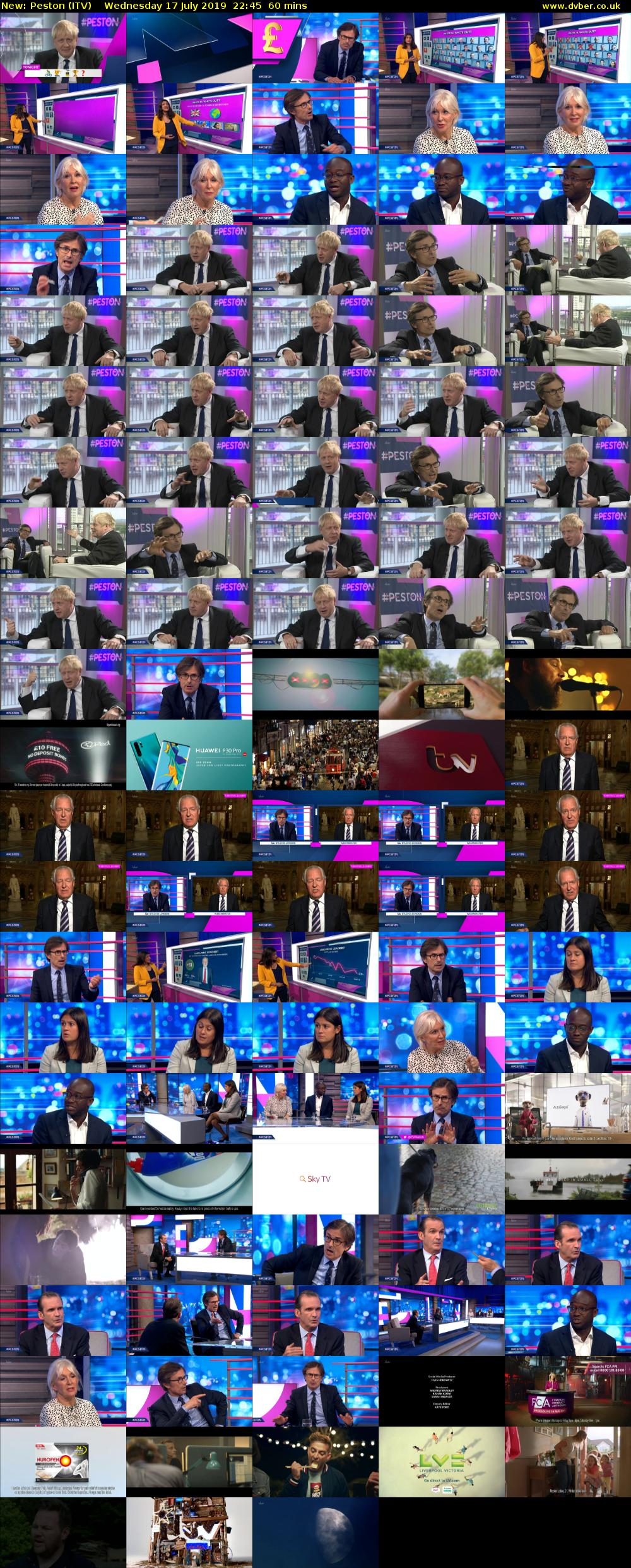 Peston (ITV) Wednesday 17 July 2019 22:45 - 23:45