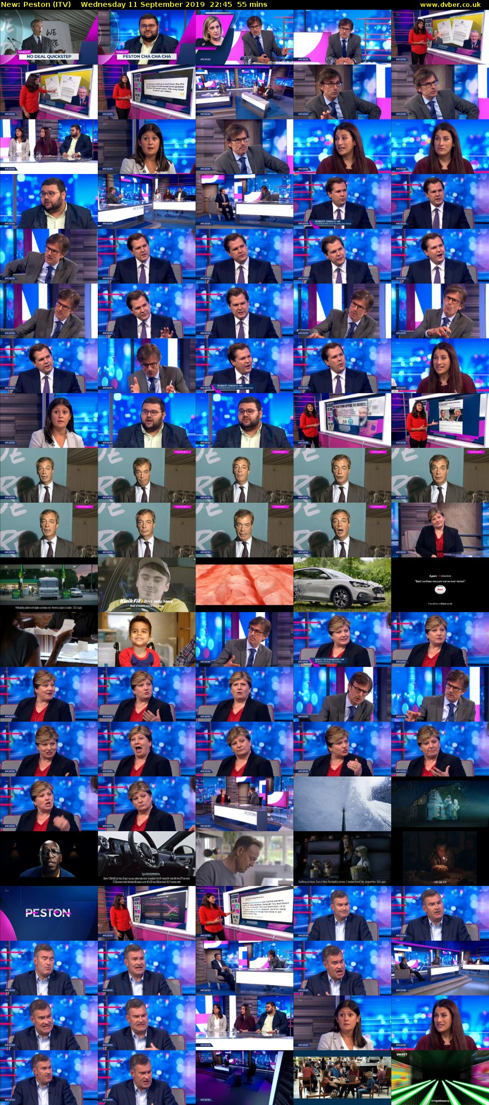 Peston (ITV) Wednesday 11 September 2019 22:45 - 23:40