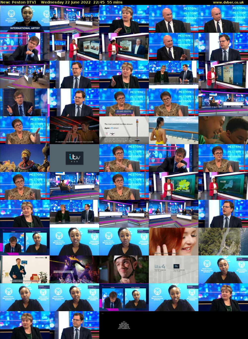 Peston (ITV) Wednesday 22 June 2022 22:45 - 23:40