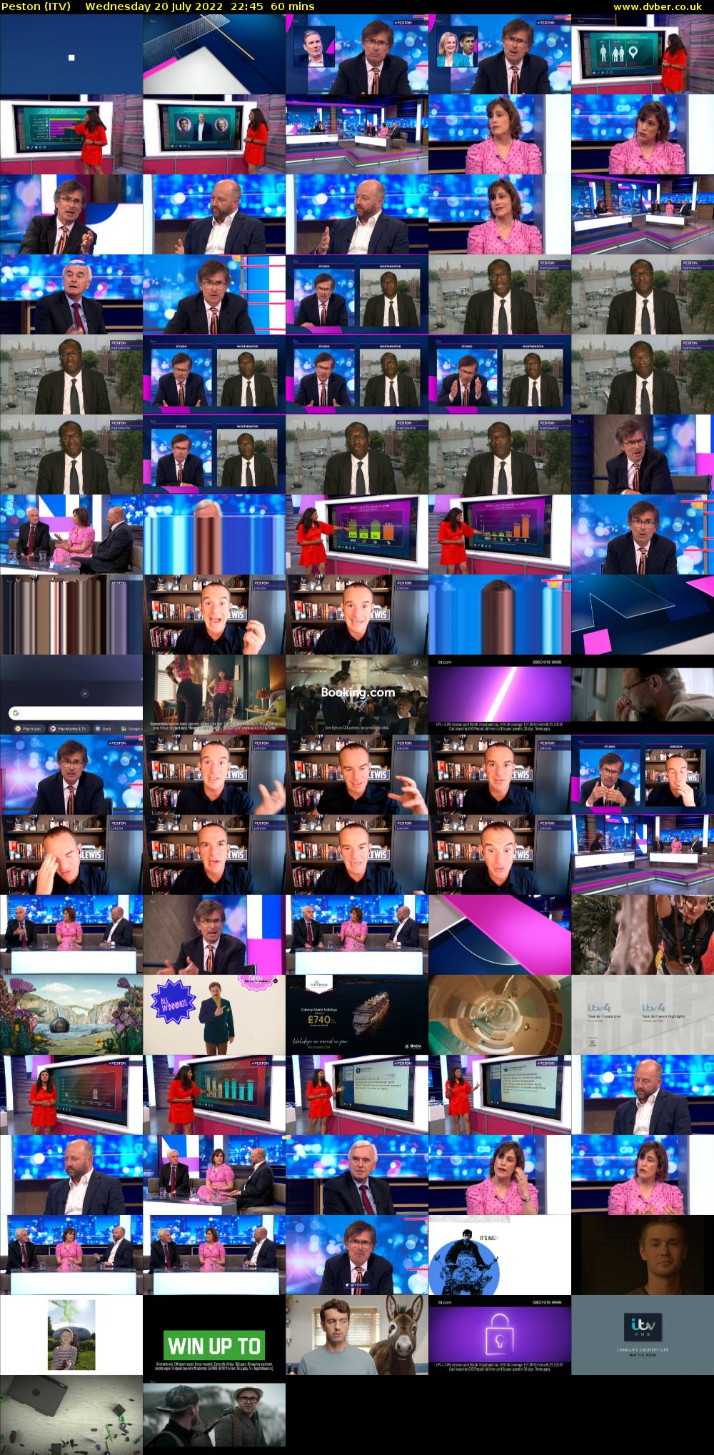 Peston (ITV) Wednesday 20 July 2022 22:45 - 23:45