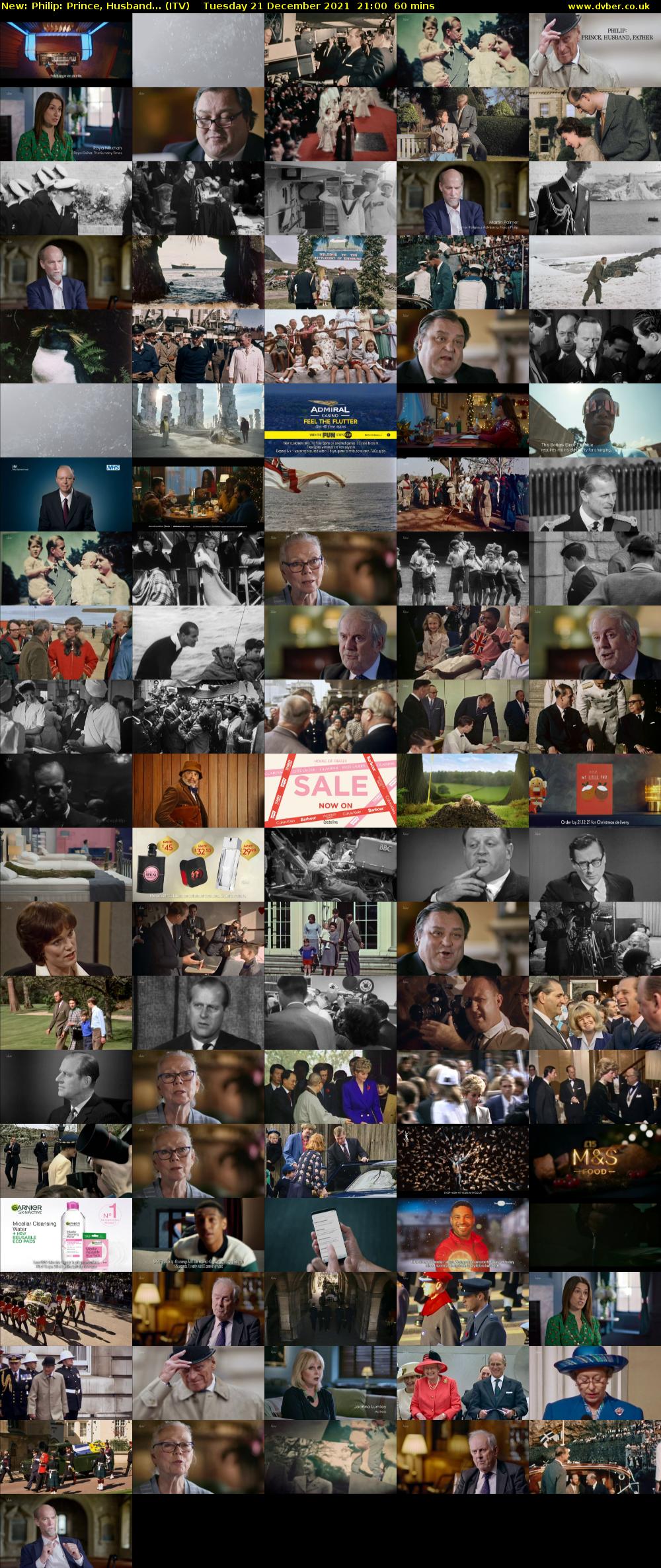 Philip: Prince, Husband... (ITV) Tuesday 21 December 2021 21:00 - 22:00