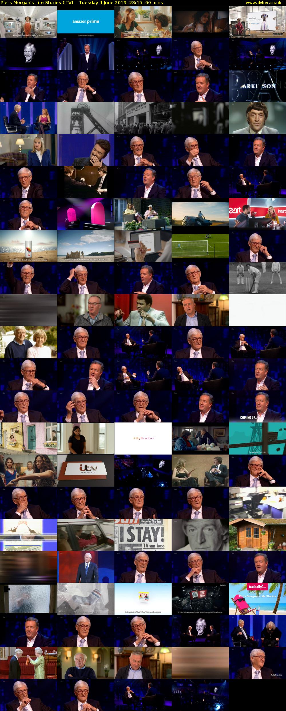 Piers Morgan's Life Stories (ITV) Tuesday 4 June 2019 23:15 - 00:15
