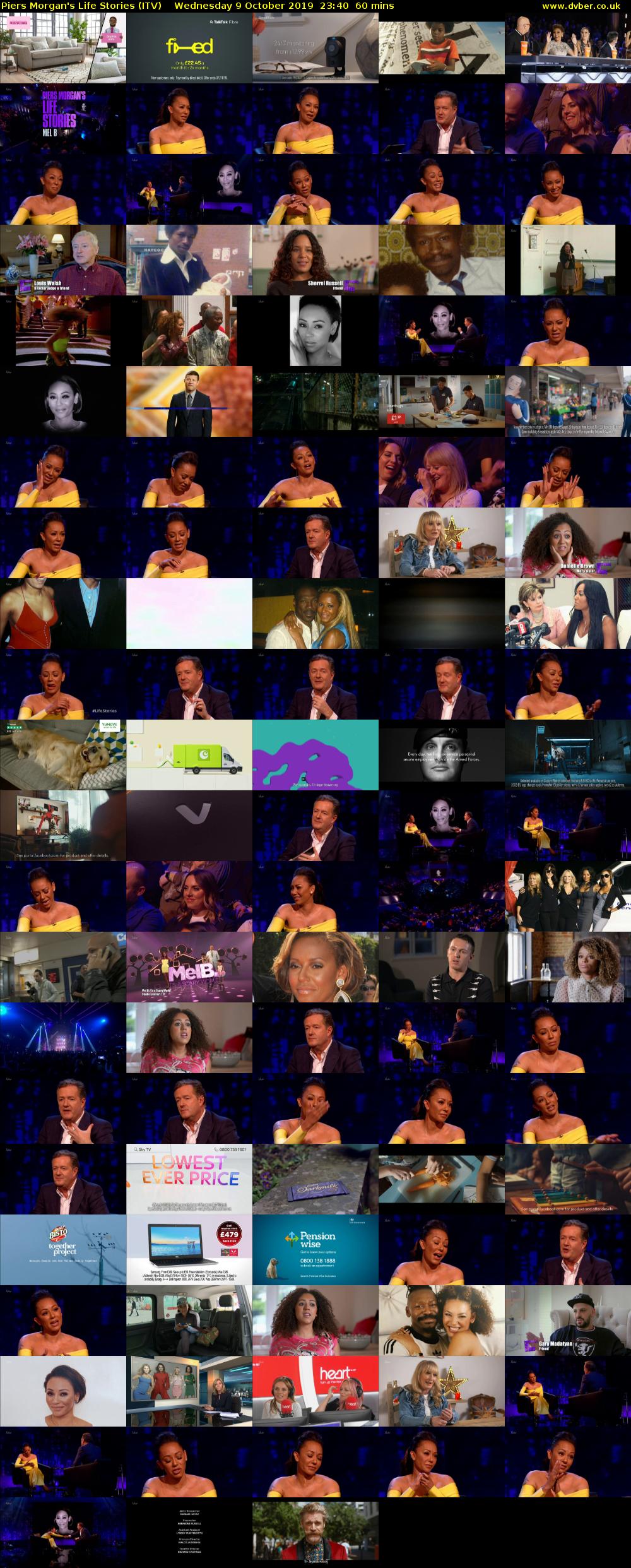 Piers Morgan's Life Stories (ITV) Wednesday 9 October 2019 23:40 - 00:40