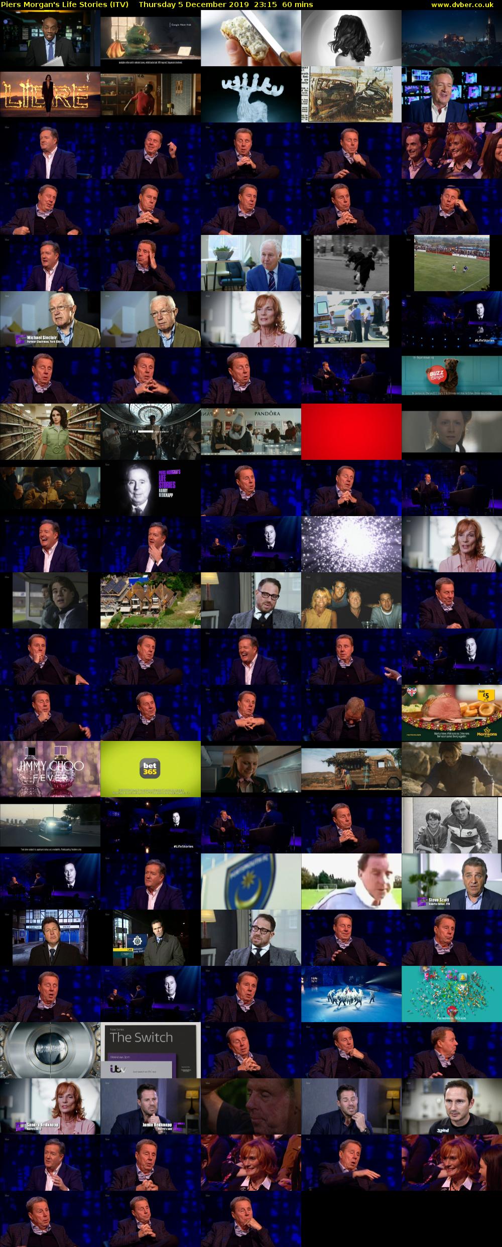 Piers Morgan's Life Stories (ITV) Thursday 5 December 2019 23:15 - 00:15