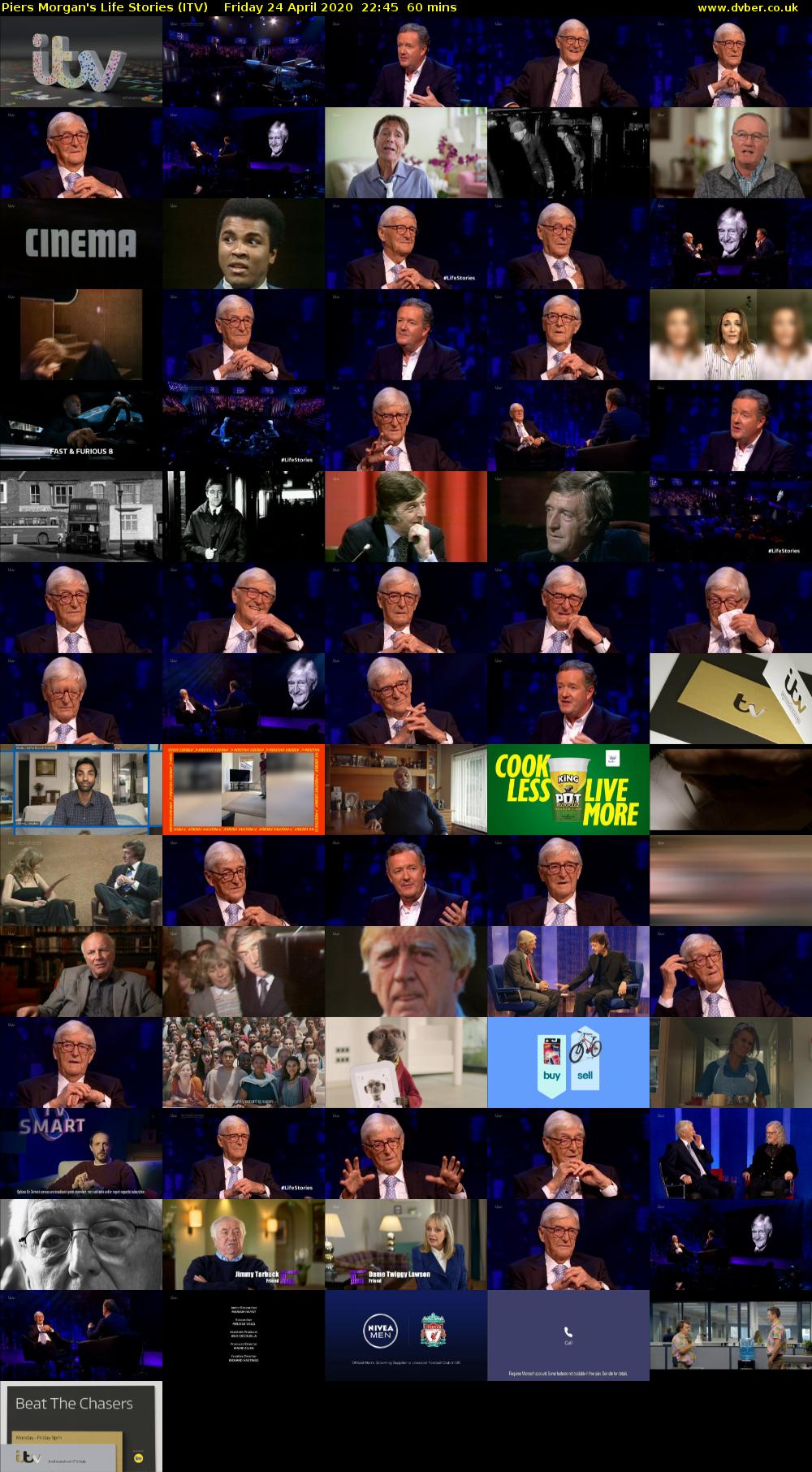 Piers Morgan's Life Stories (ITV) Friday 24 April 2020 22:45 - 23:45