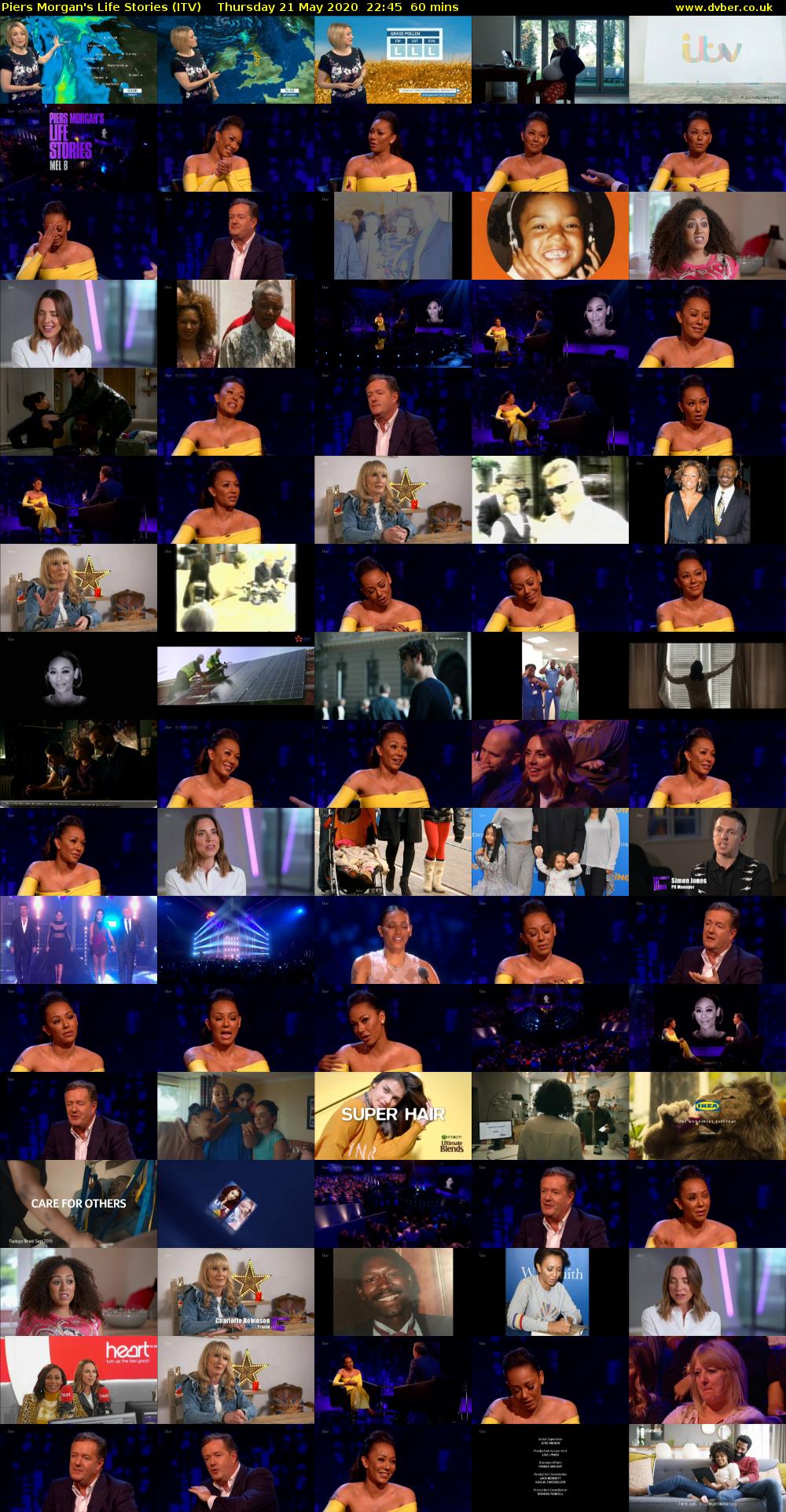 Piers Morgan's Life Stories (ITV) Thursday 21 May 2020 22:45 - 23:45