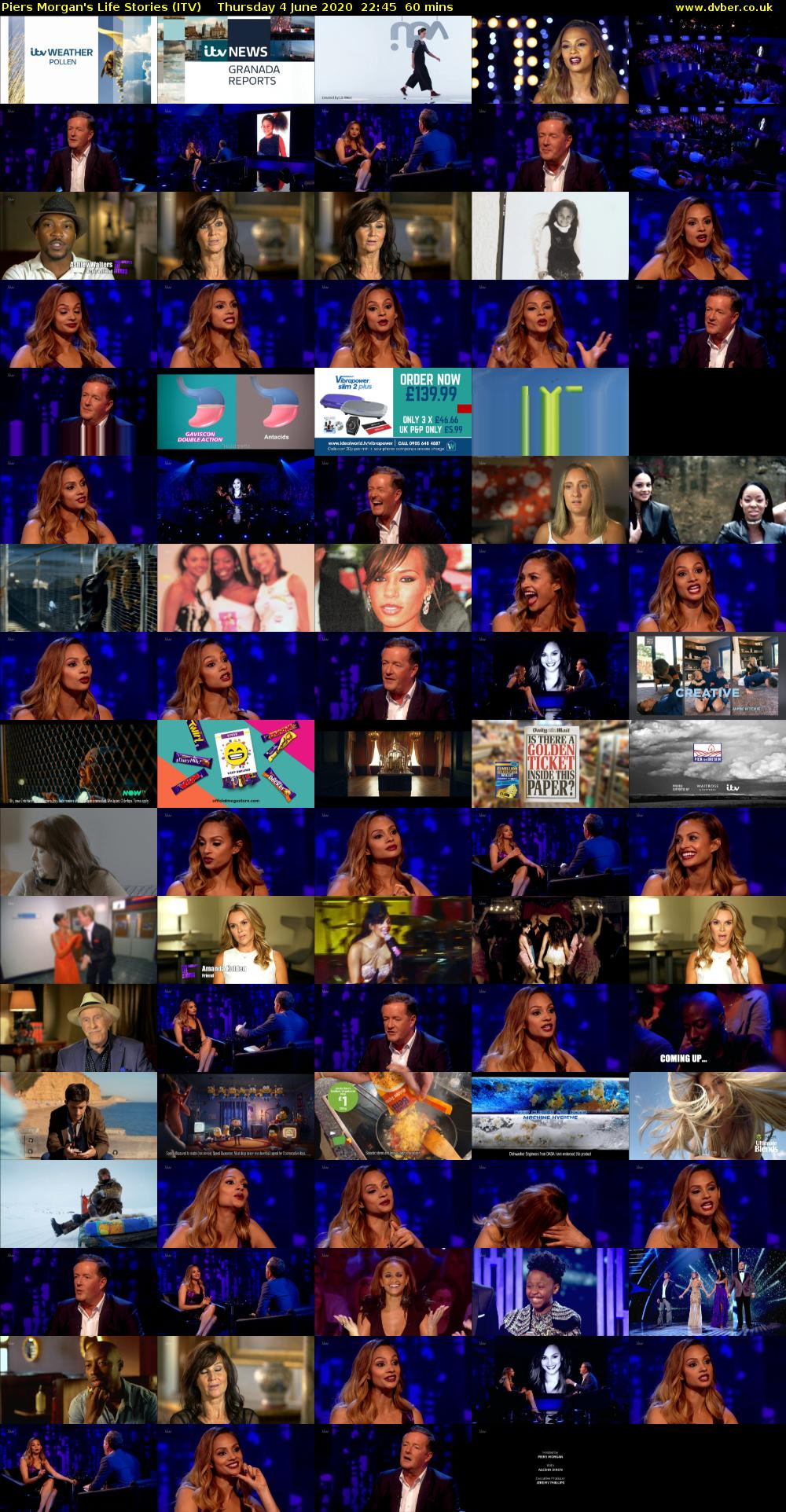 Piers Morgan's Life Stories (ITV) Thursday 4 June 2020 22:45 - 23:45
