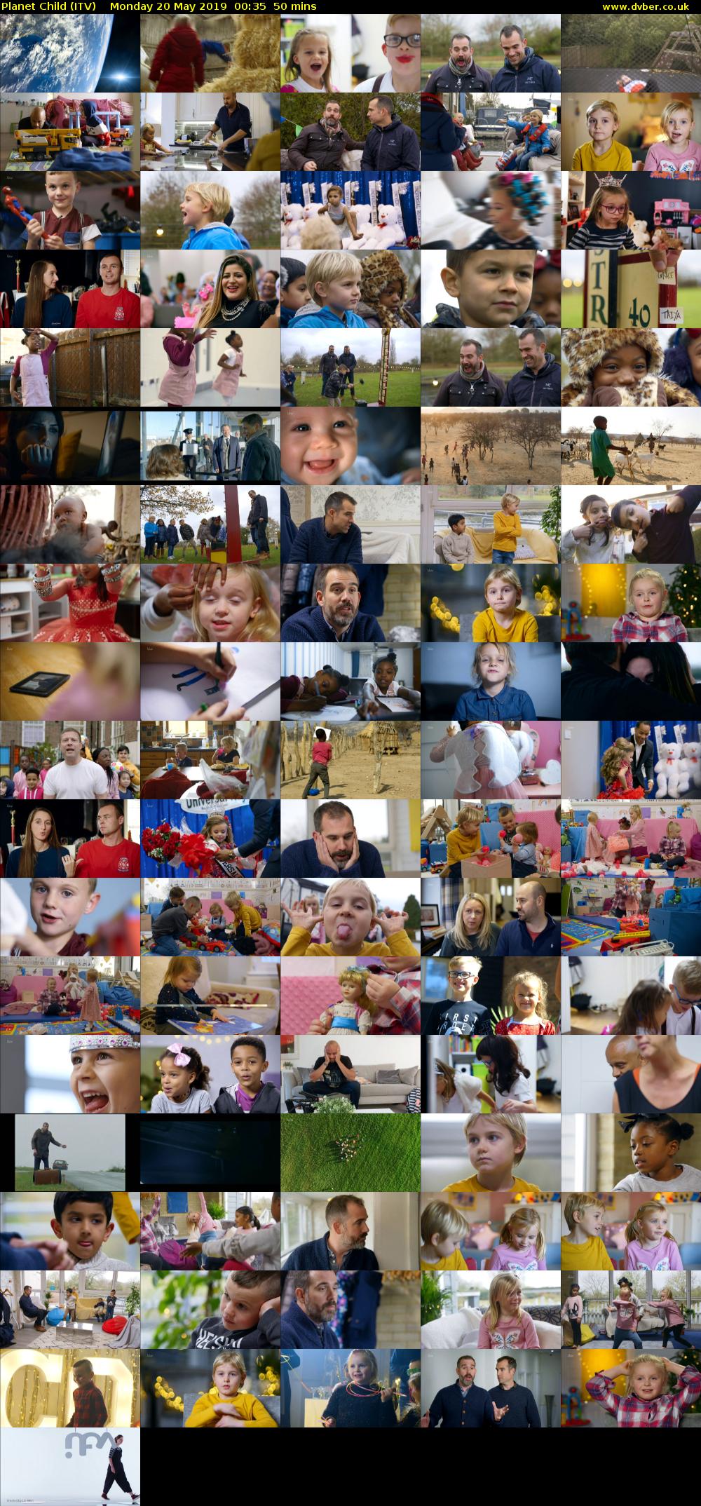Planet Child (ITV) Monday 20 May 2019 00:35 - 01:25