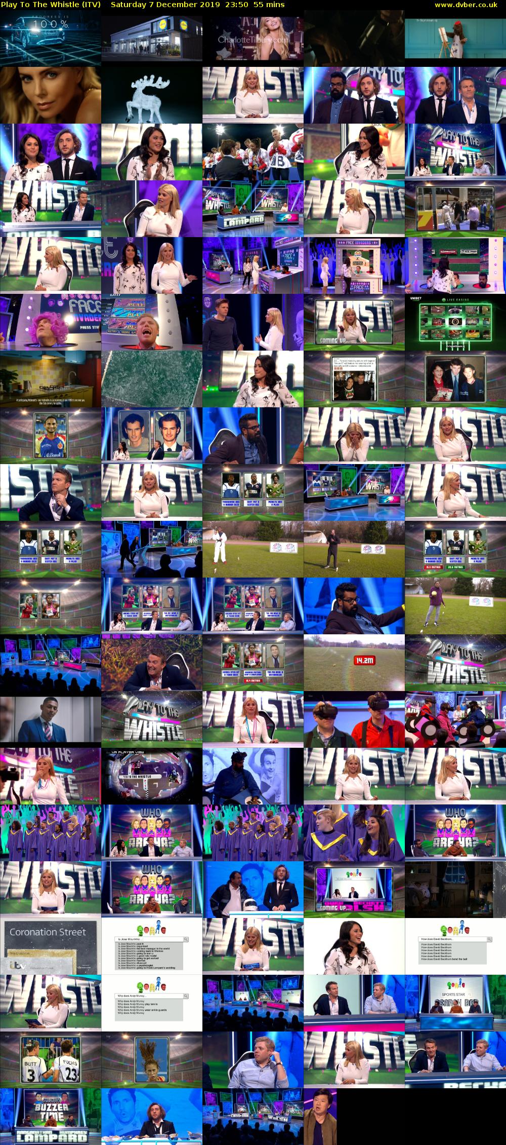 Play To The Whistle (ITV) Saturday 7 December 2019 23:50 - 00:45