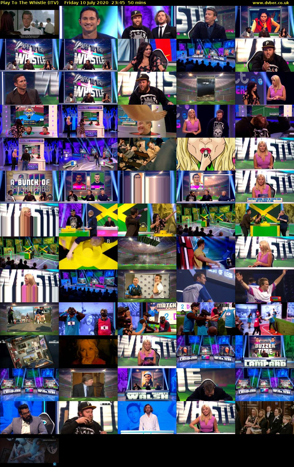 Play To The Whistle (ITV) Friday 10 July 2020 23:45 - 00:35