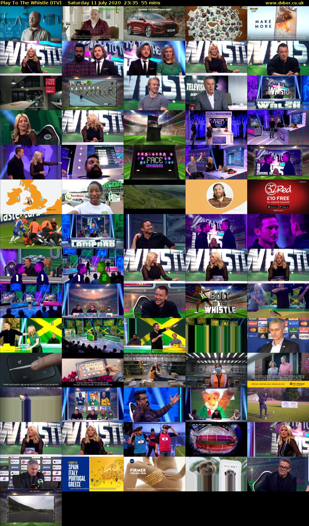 Play To The Whistle (ITV) Saturday 11 July 2020 23:35 - 00:30