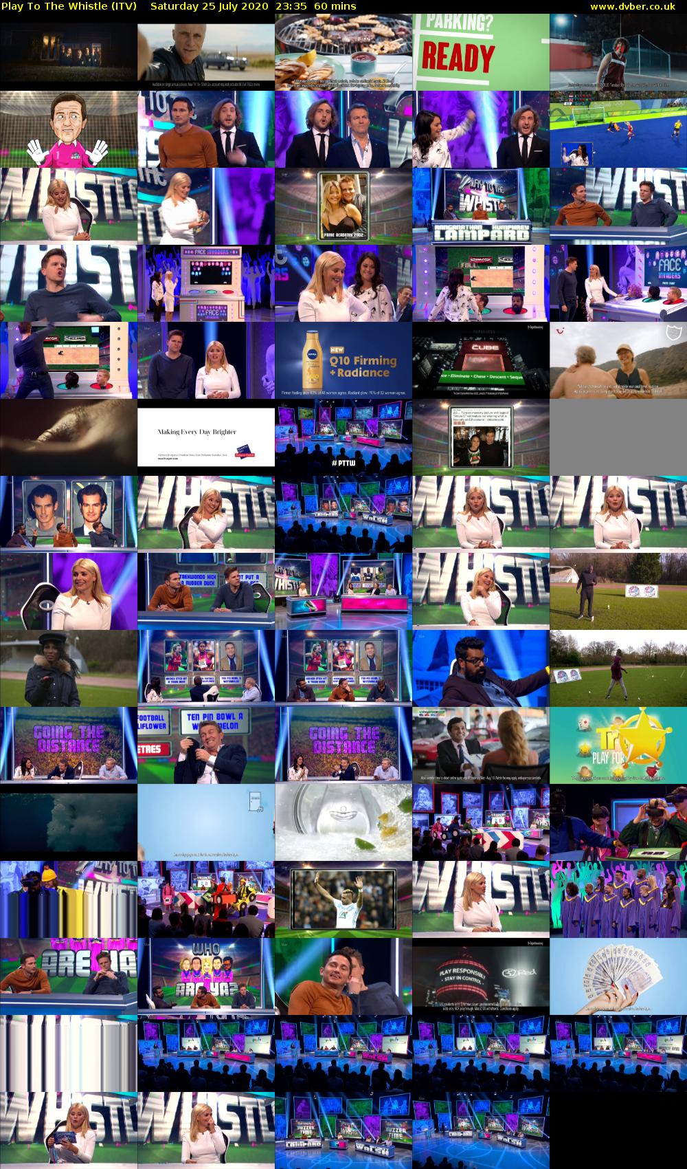Play To The Whistle (ITV) Saturday 25 July 2020 23:35 - 00:35