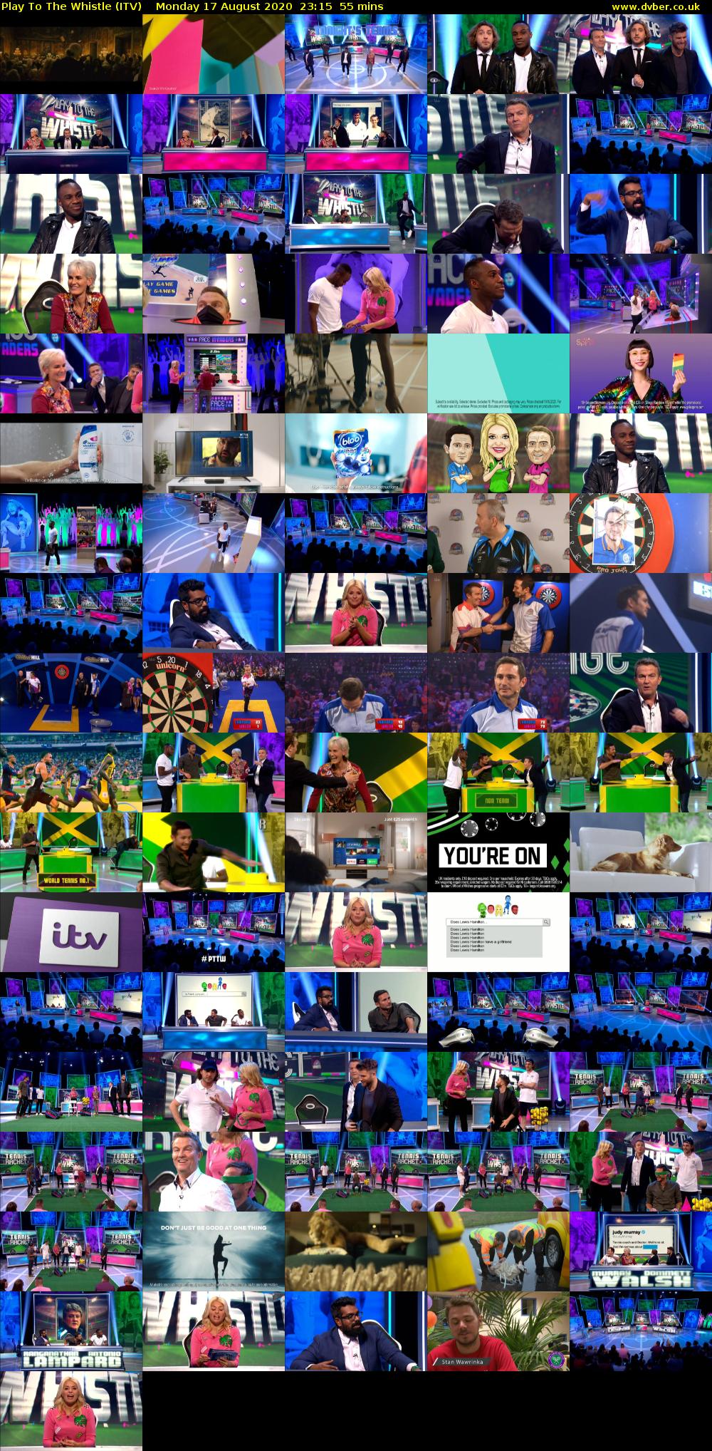 Play To The Whistle (ITV) Monday 17 August 2020 23:15 - 00:10