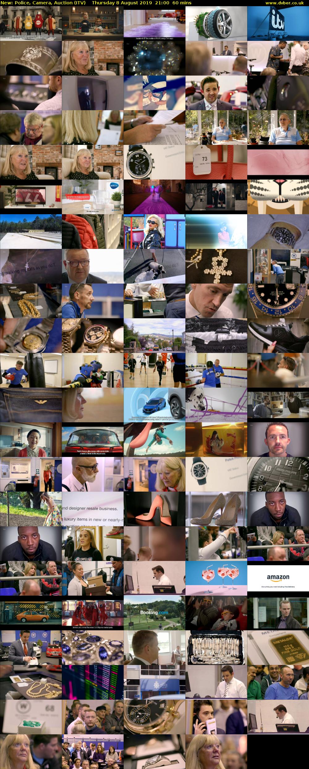 Police, Camera, Auction (ITV) Thursday 8 August 2019 21:00 - 22:00