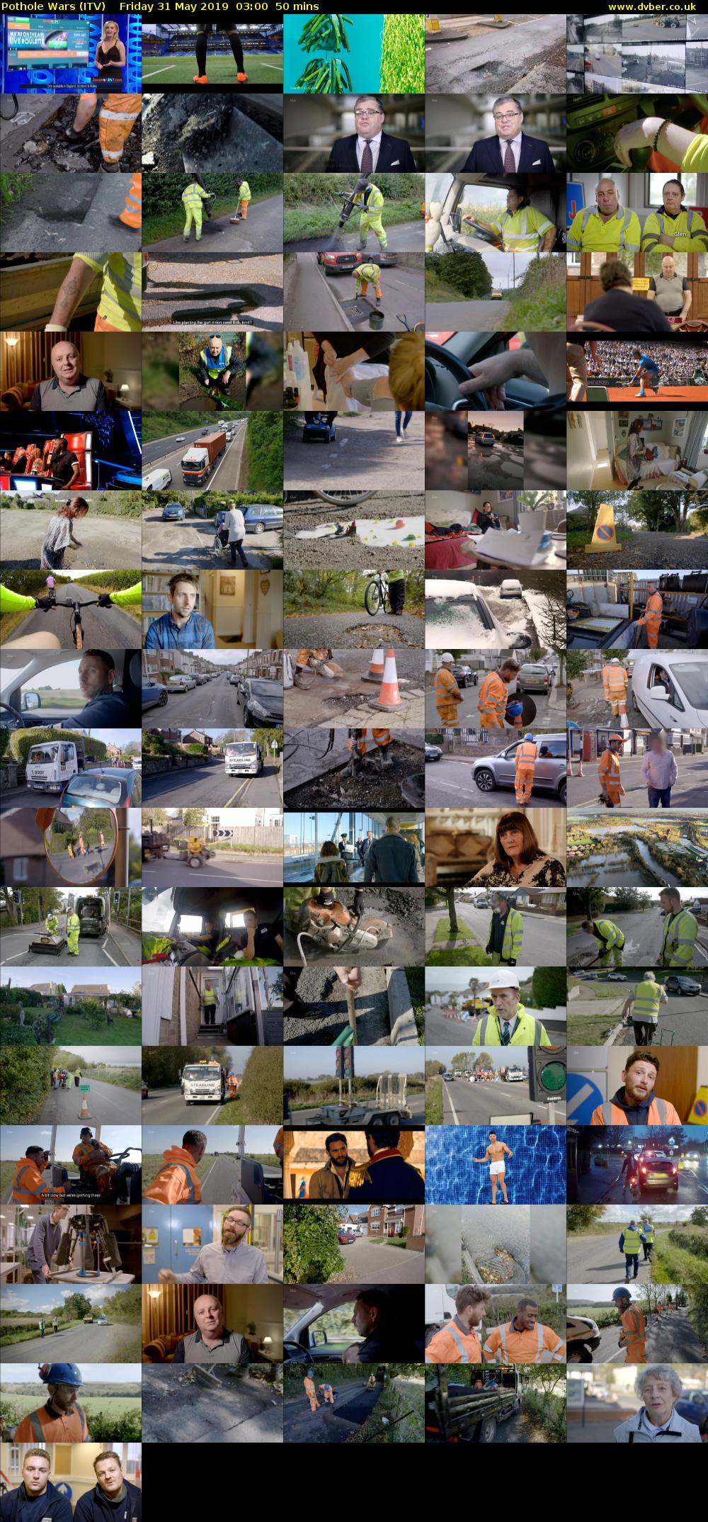 Pothole Wars (ITV) Friday 31 May 2019 03:00 - 03:50