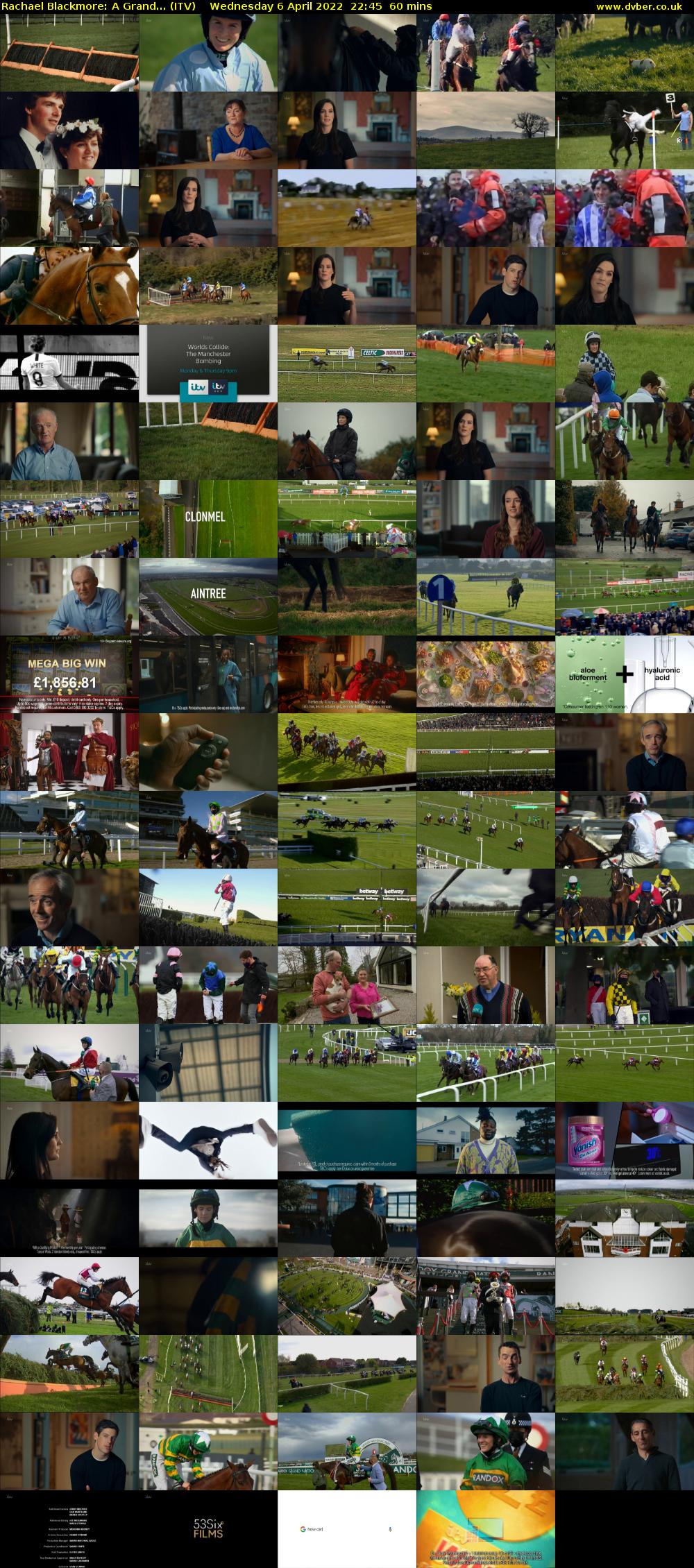 Rachael Blackmore: A Grand... (ITV) Wednesday 6 April 2022 22:45 - 23:45