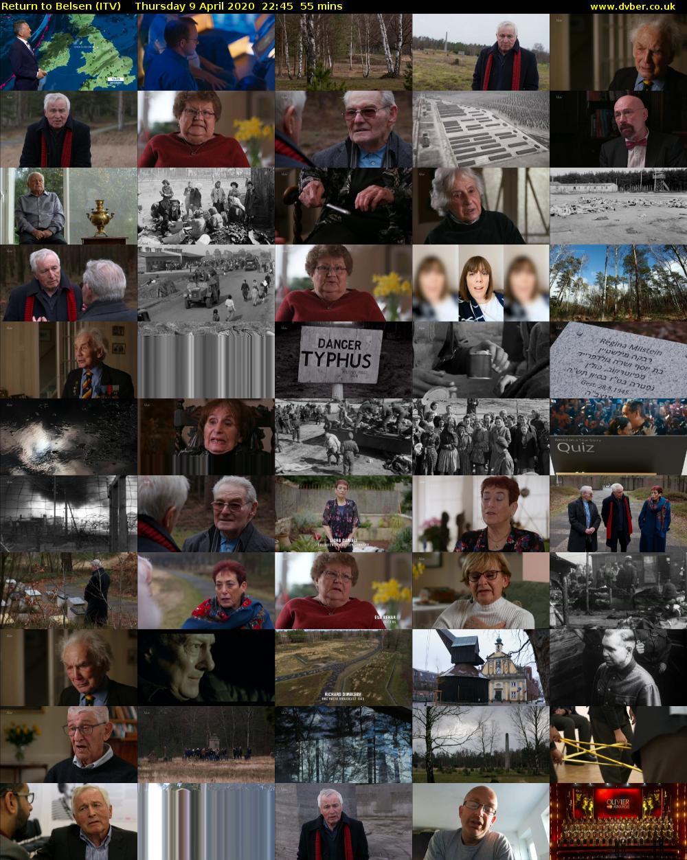 Return to Belsen (ITV) Thursday 9 April 2020 22:45 - 23:40