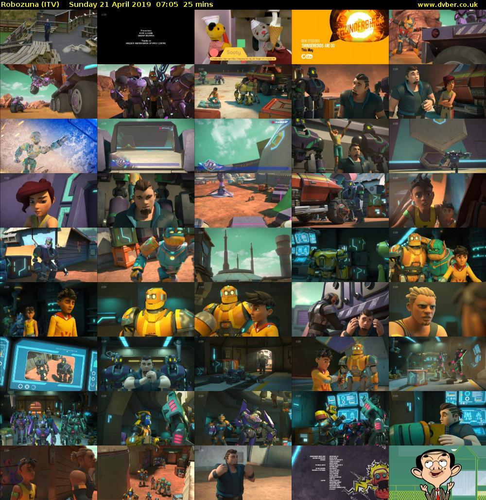 Robozuna (ITV) Sunday 21 April 2019 07:05 - 07:30