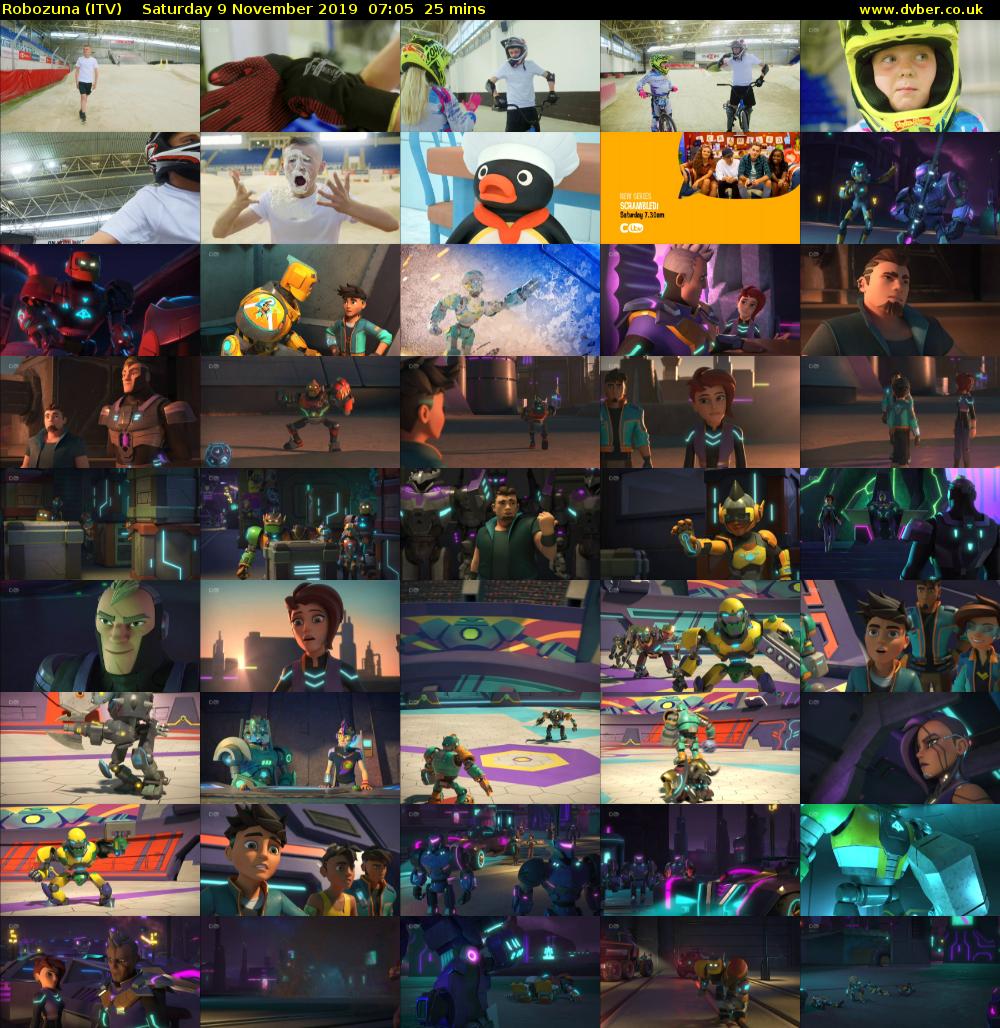 Robozuna (ITV) Saturday 9 November 2019 07:05 - 07:30
