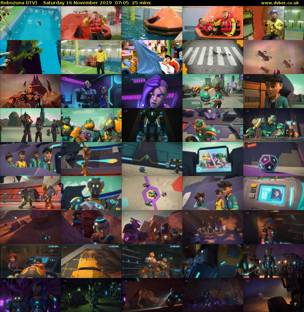 Robozuna (ITV) Saturday 16 November 2019 07:05 - 07:30