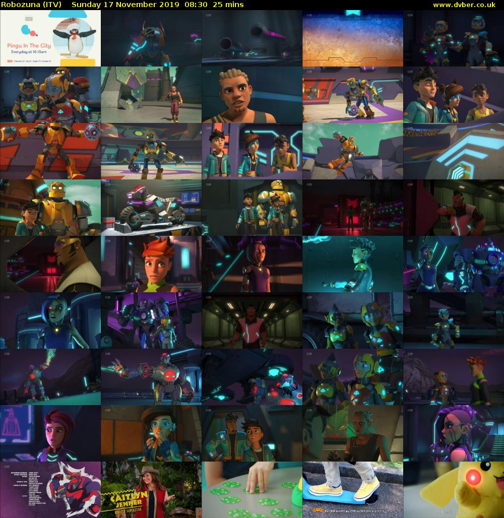 Robozuna (ITV) Sunday 17 November 2019 08:30 - 08:55