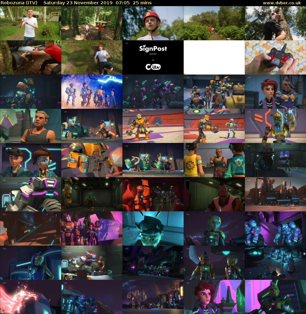 Robozuna (ITV) Saturday 23 November 2019 07:05 - 07:30