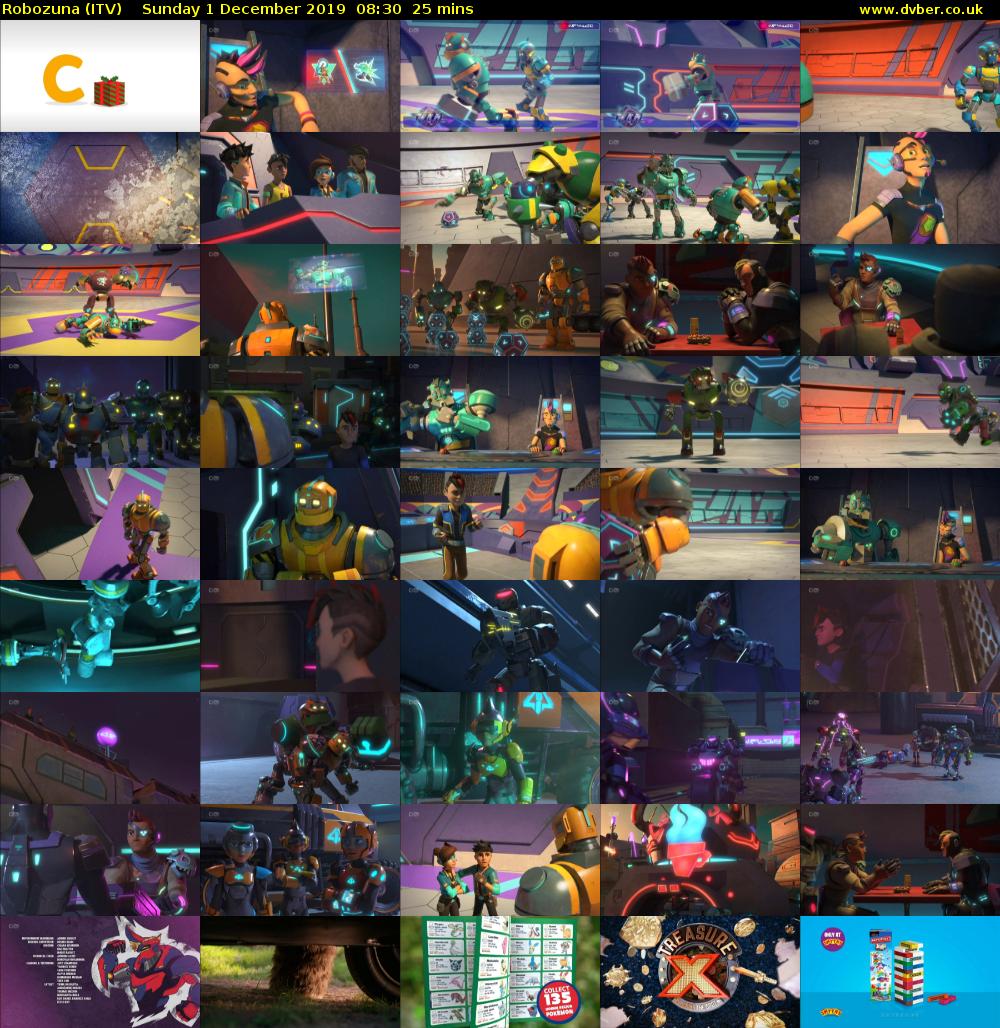 Robozuna (ITV) Sunday 1 December 2019 08:30 - 08:55