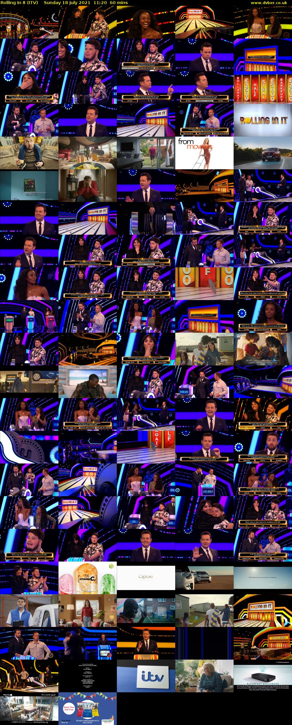 Rolling In It (ITV) Sunday 18 July 2021 11:20 - 12:20
