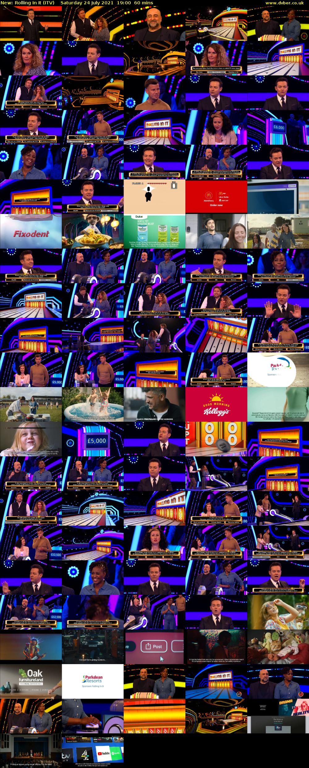 Rolling In It (ITV) Saturday 24 July 2021 19:00 - 20:00