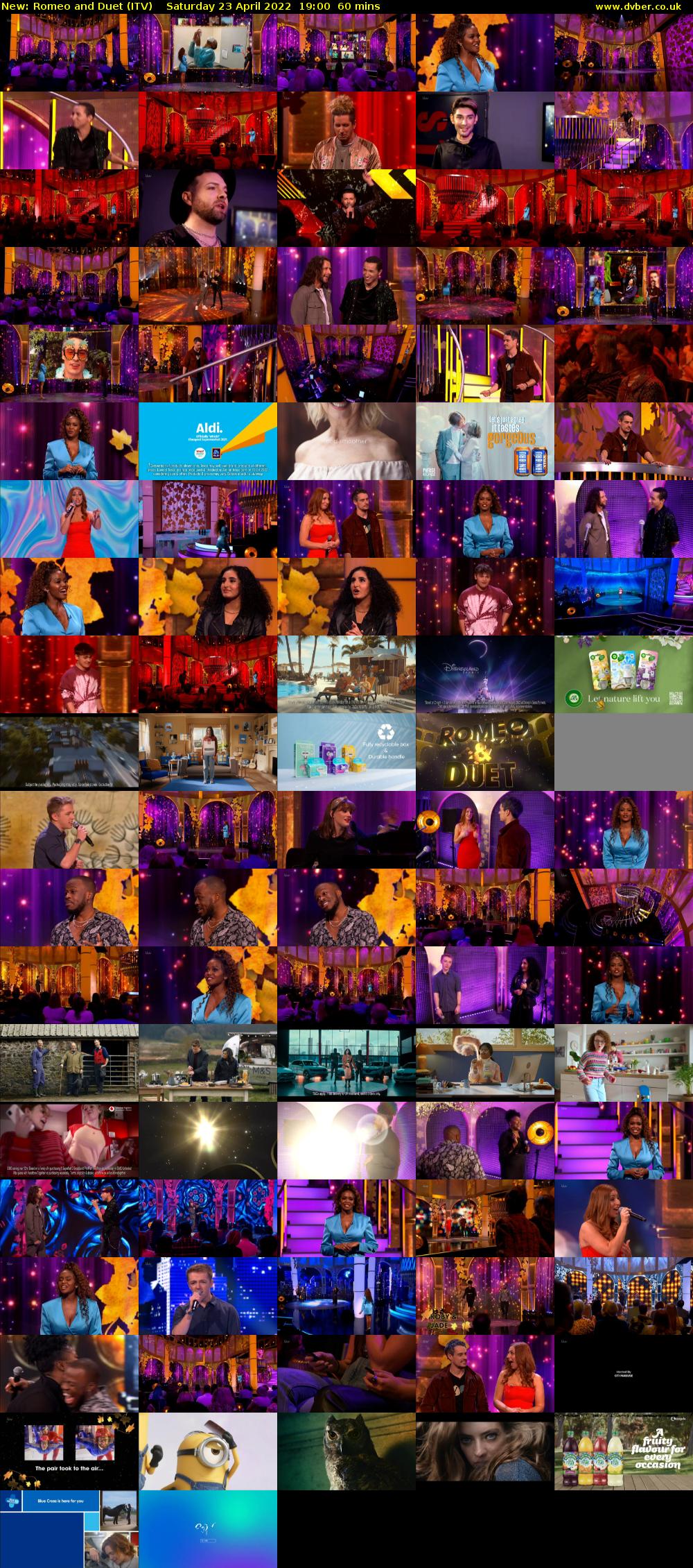 Romeo and Duet (ITV) Saturday 23 April 2022 19:00 - 20:00