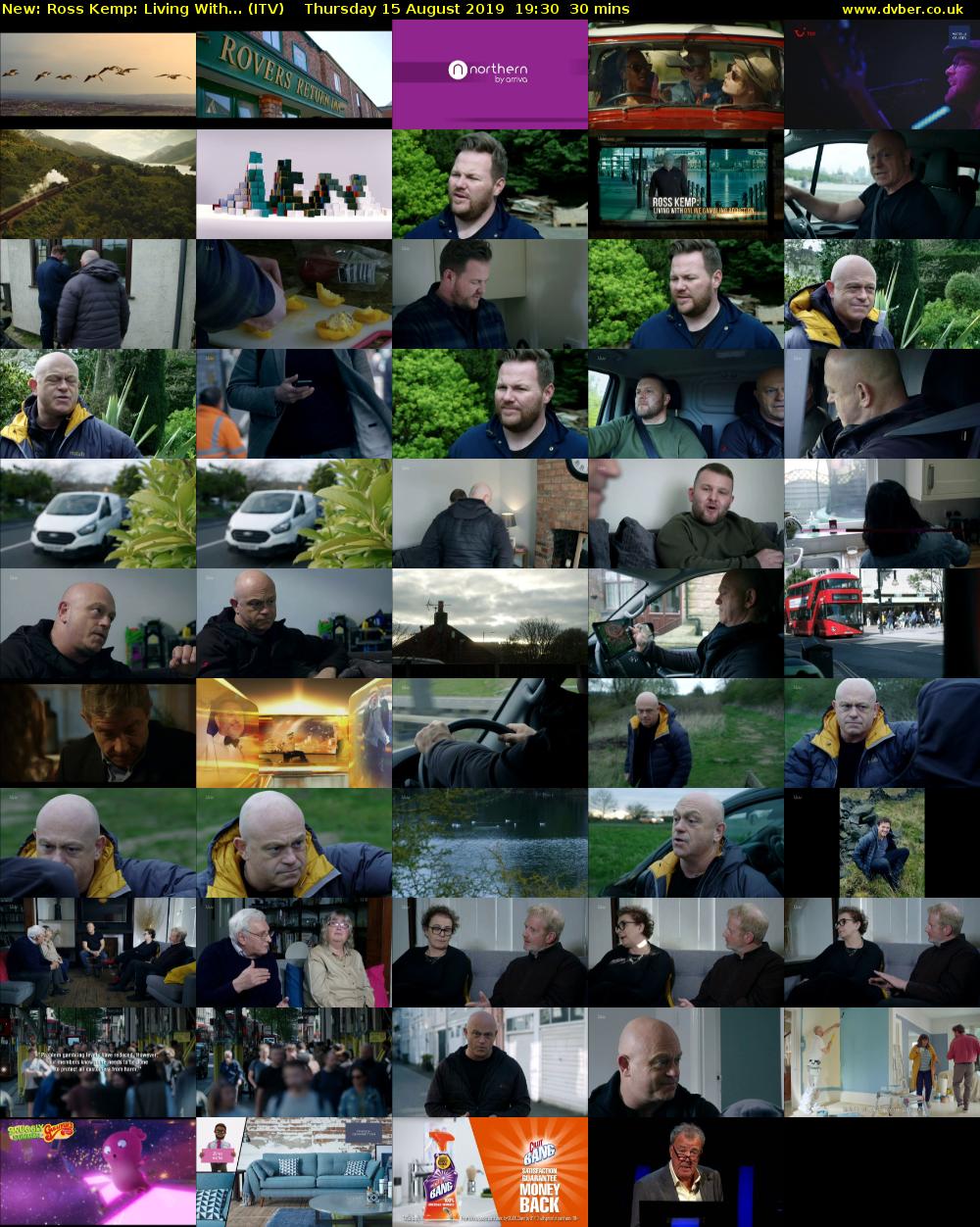 Ross Kemp: Living With... (ITV) Thursday 15 August 2019 19:30 - 20:00