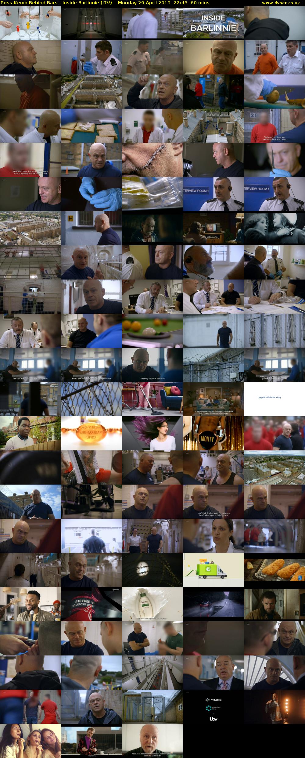 Ross Kemp Behind Bars - Inside Barlinnie (ITV) Monday 29 April 2019 22:45 - 23:45