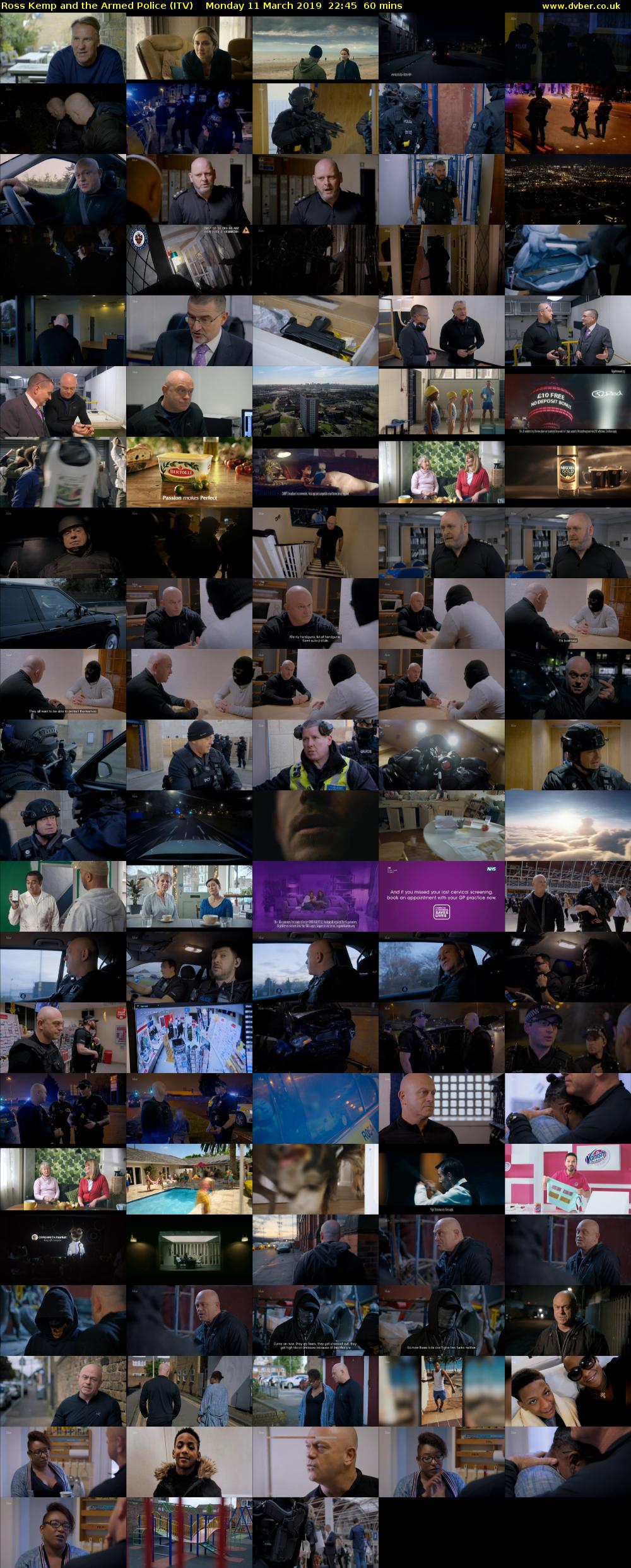 Ross Kemp and the Armed Police (ITV) Monday 11 March 2019 22:45 - 23:45