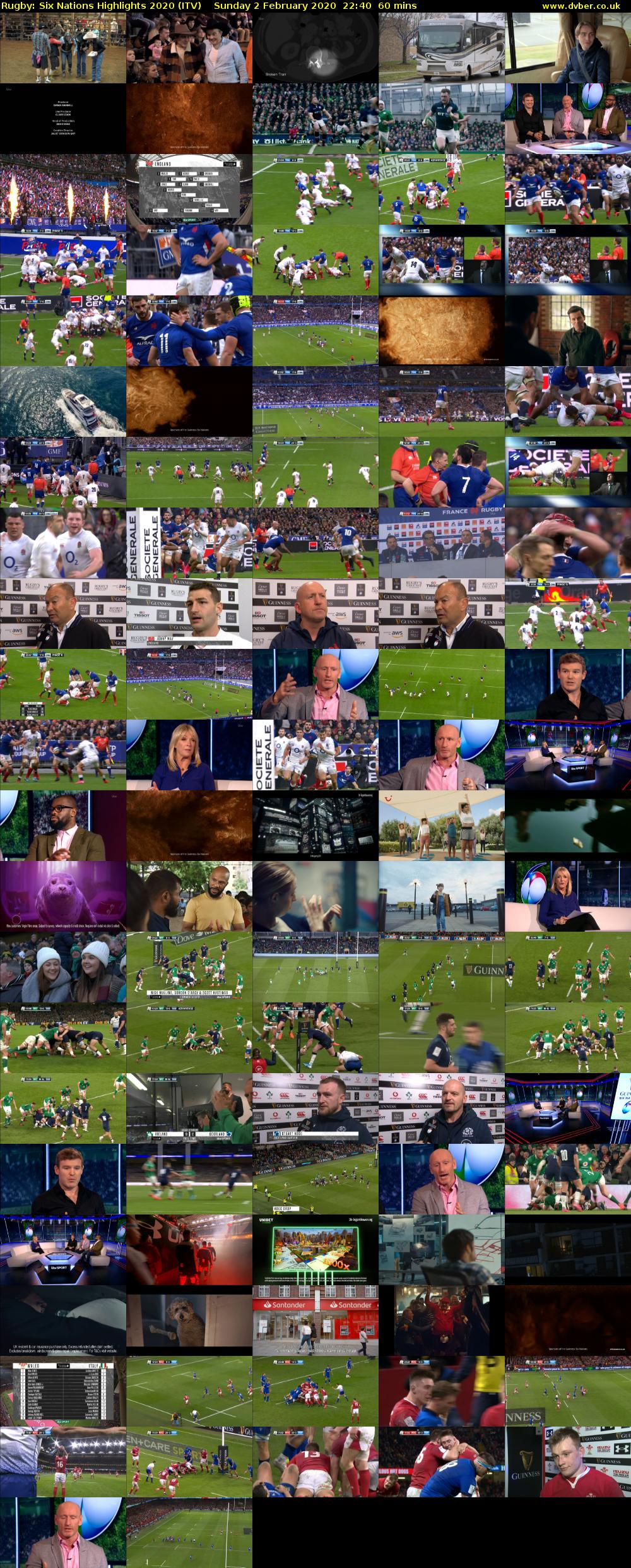 Rugby: Six Nations Highlights 2020 (ITV) Sunday 2 February 2020 22:40 - 23:40