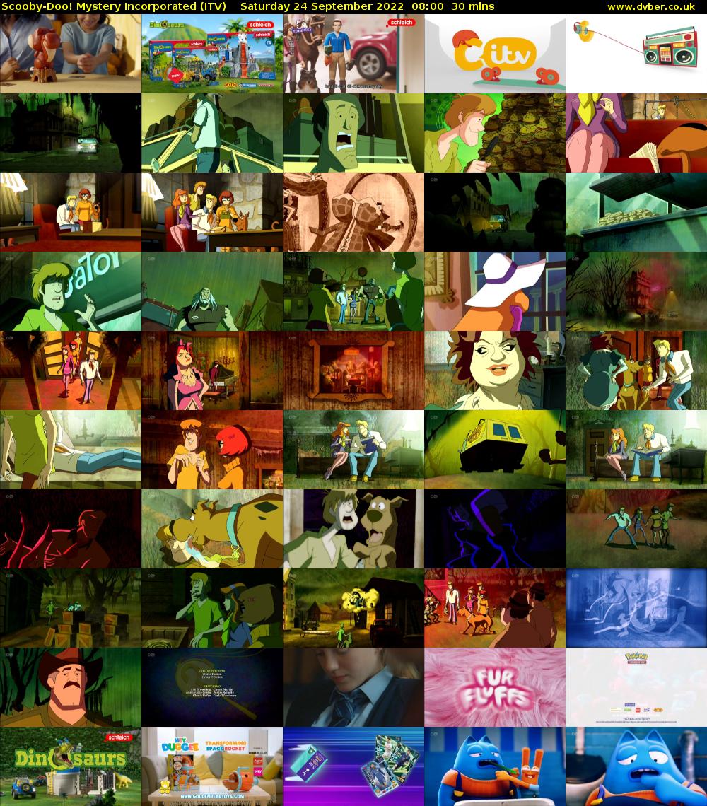 Scooby-Doo! Mystery Incorporated (ITV) Saturday 24 September 2022 08:00 - 08:30