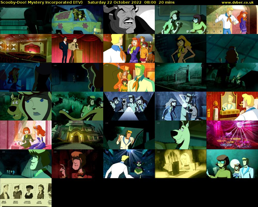 Scooby-Doo! Mystery Incorporated (ITV) Saturday 22 October 2022 08:00 - 08:20