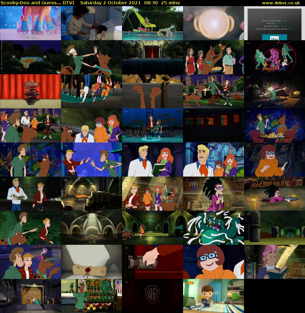 Scooby-Doo and Guess... (ITV) Saturday 2 October 2021 08:30 - 08:55